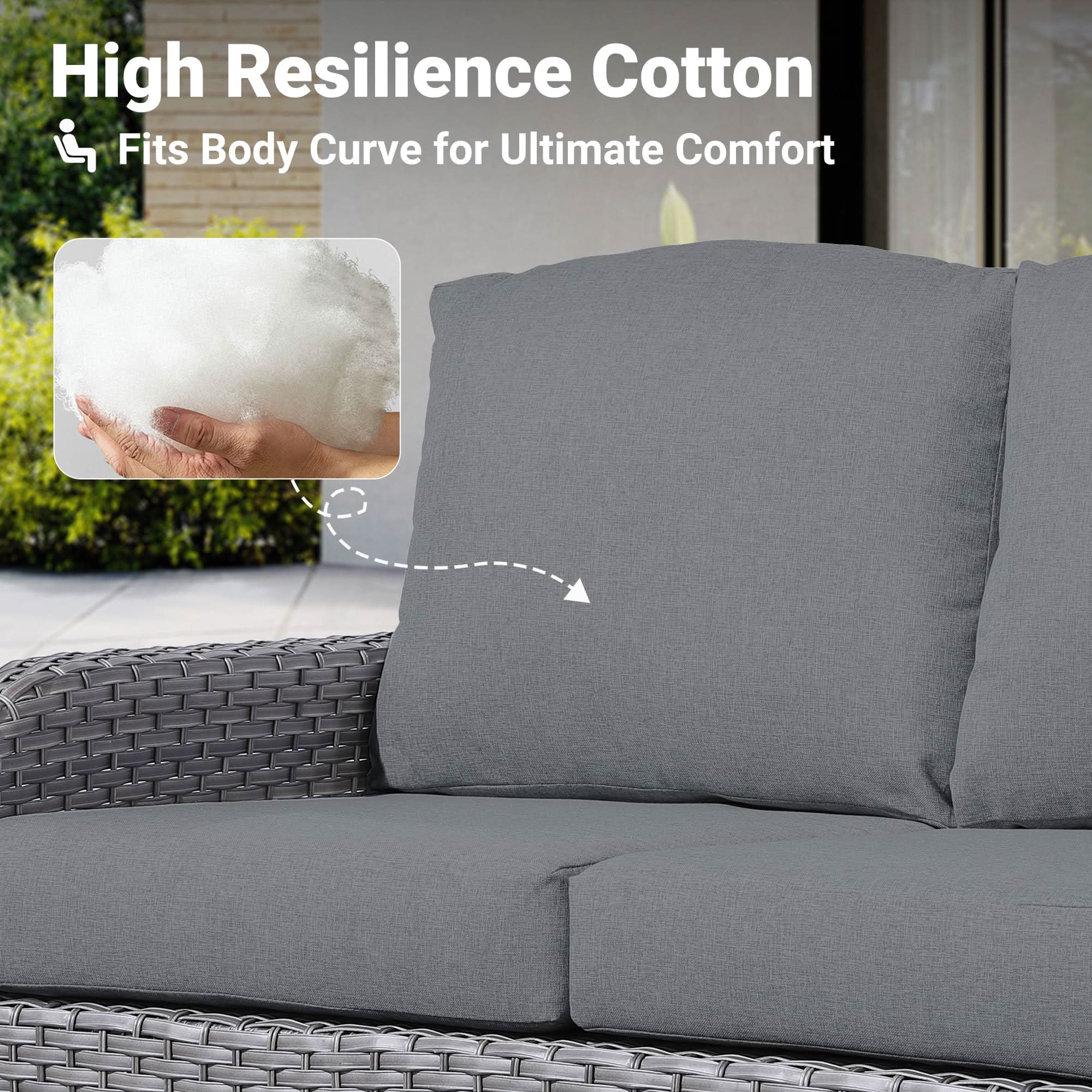 NDS Series - Outdoor Loveseat Set, 2-Piece