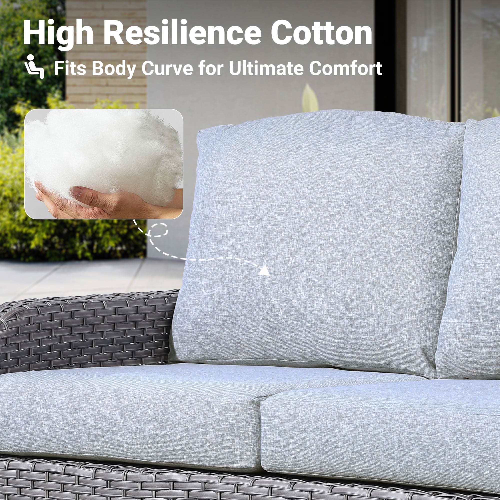 NDS Series - Outdoor Loveseat Set, 2-Piece