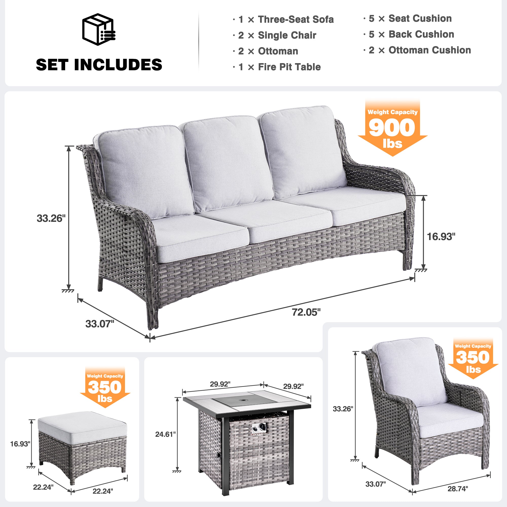 #Color_Grey Wicker Grey Cushion|#Finish_Light Grey Wicker A