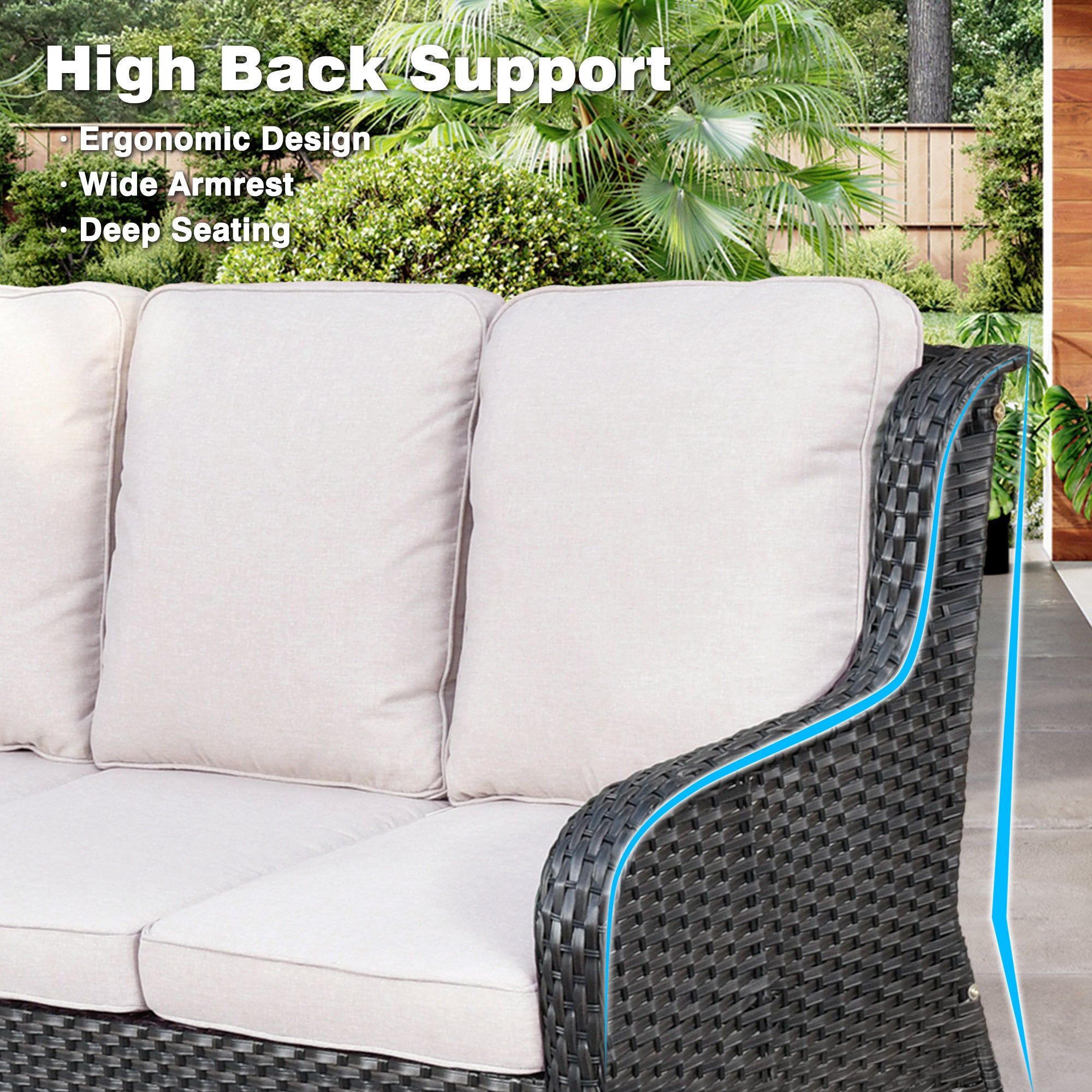 #Color_Brown Wicker Beige Cushion|#Finish_Brown Wicker A