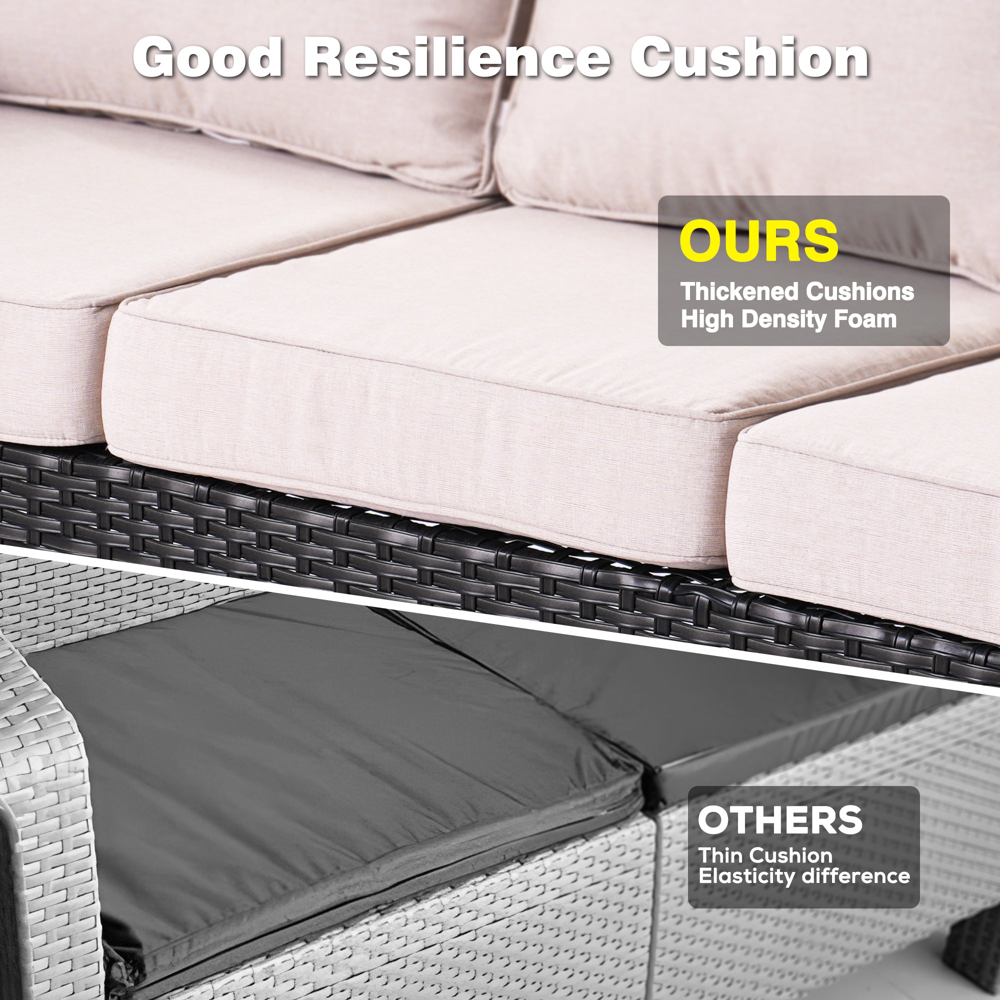 #Color_Brown Wicker Beige Cushion|#Finish_Brown Wicker A