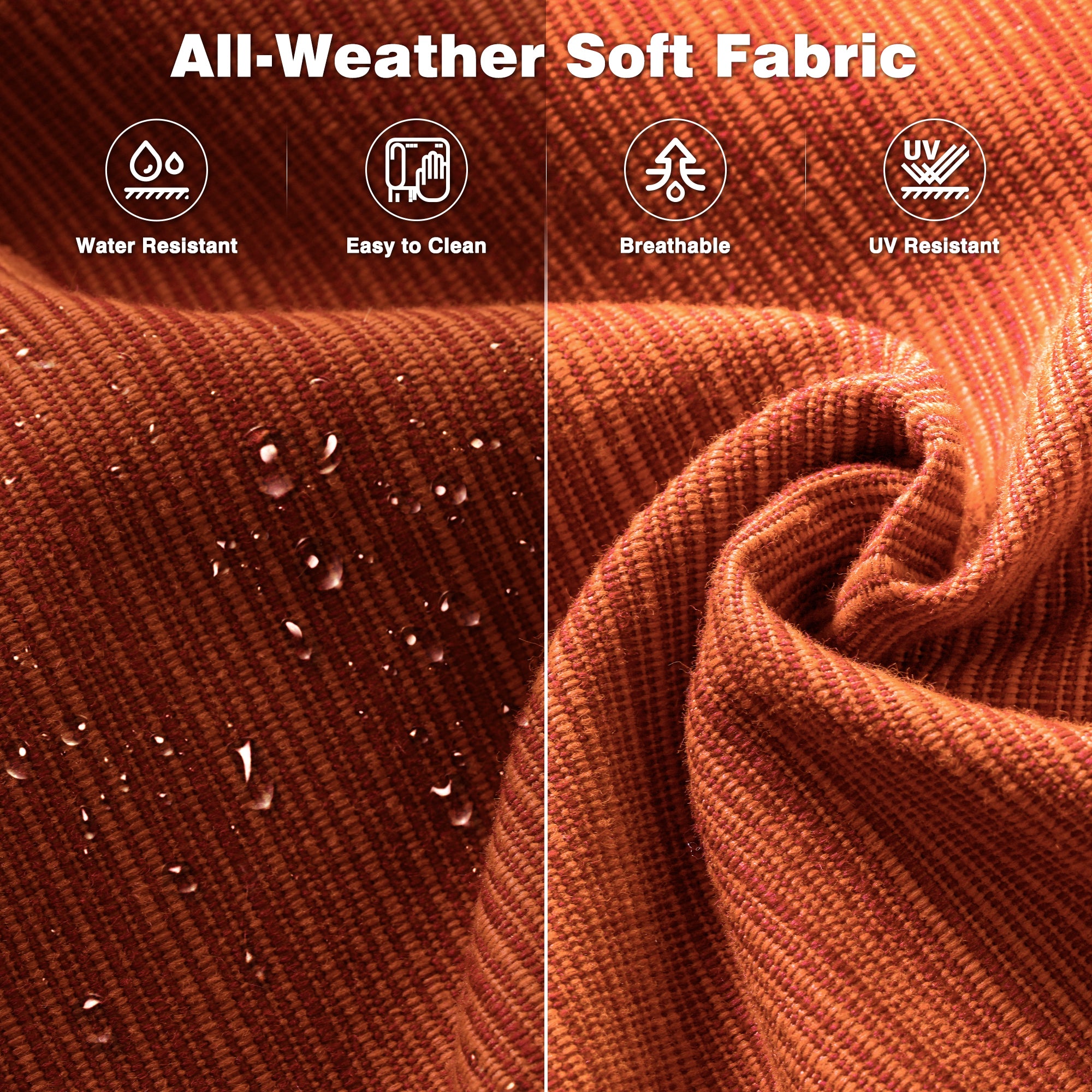 #Color_Brown Wicker Orange Cushion|#Finish_Brown Wicker A