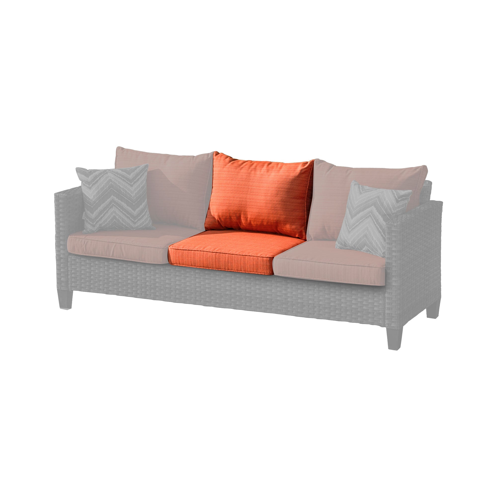 OVIOS Vultros Series Replacement Seat, Back, Ottoman Cushion (Refer to the Dimension in Description)