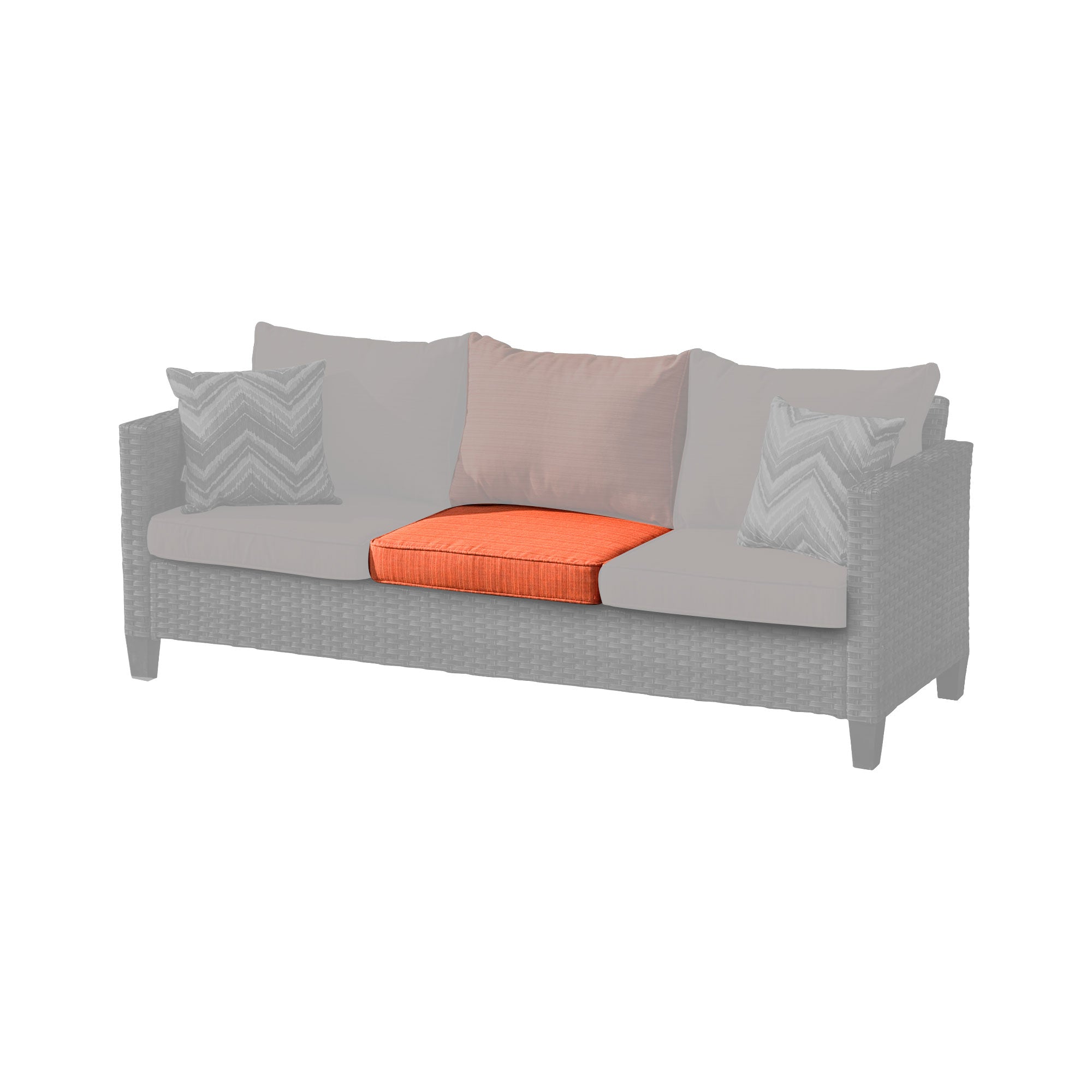 OVIOS Vultros Series Replacement Seat, Back, Ottoman Cushion (Refer to the Dimension in Description)