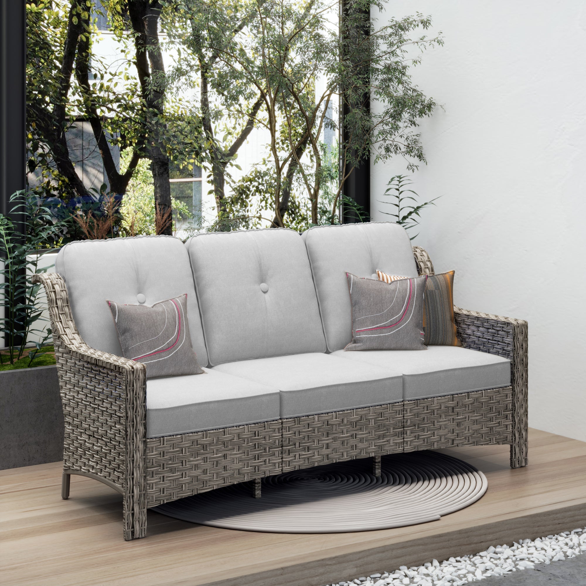 Ovios Outdoor 3-Seat Sofa PAD Series