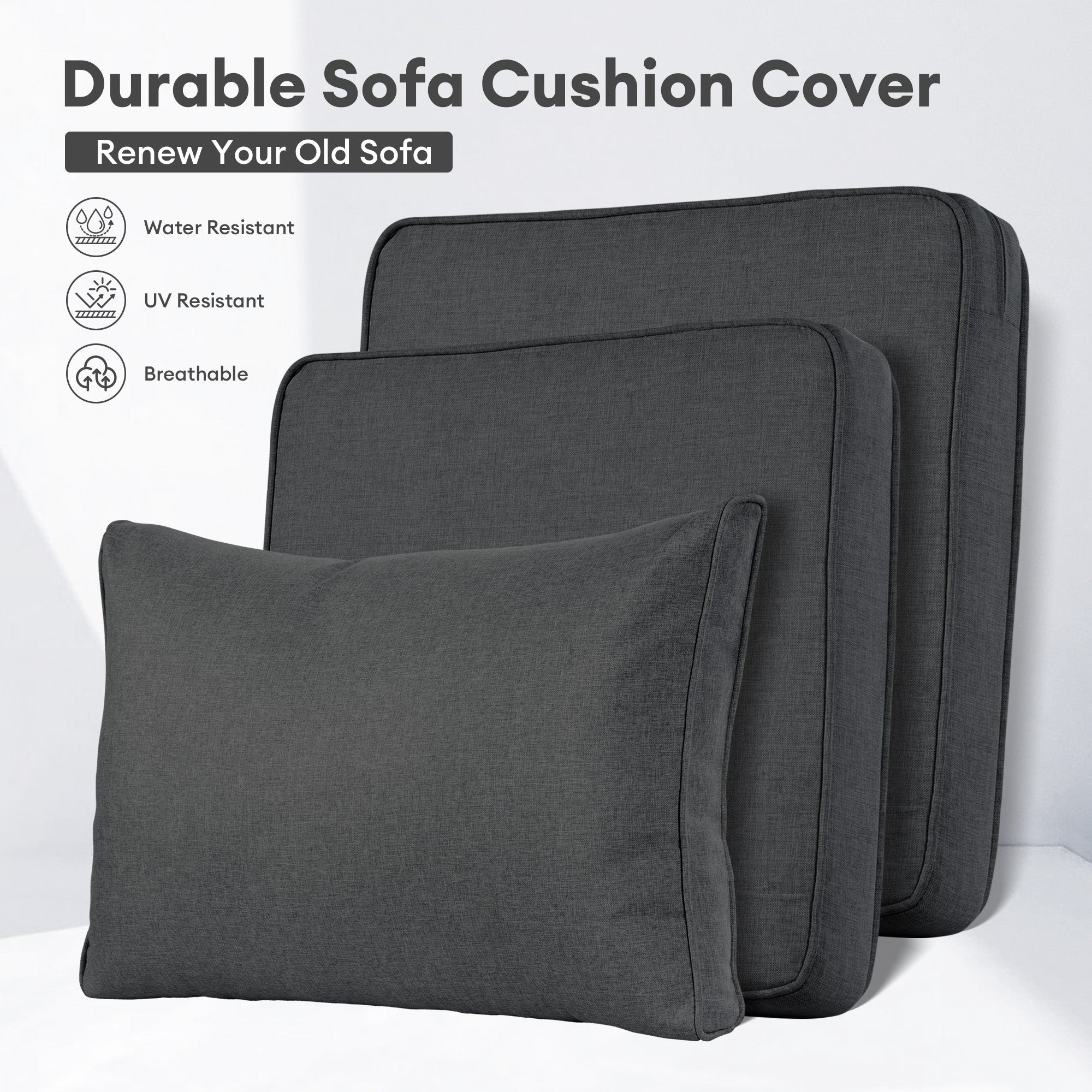 OVIOS New Vultros Series Replacement Seat, Back Cushion Cover(Refer to the Dimension in Description,Only cover)