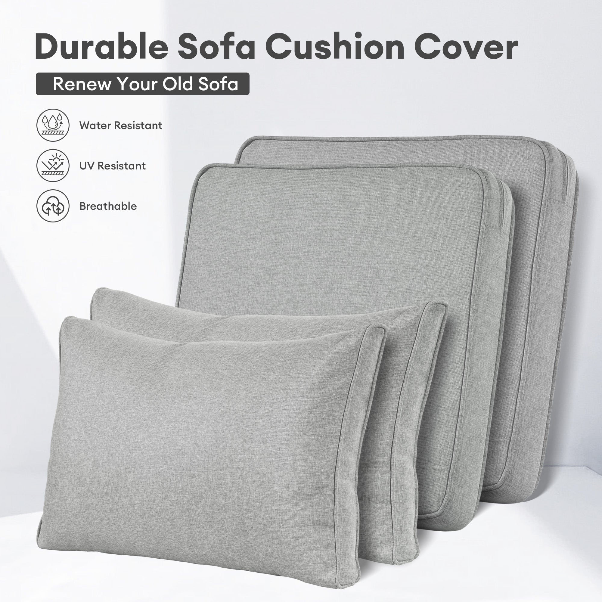 OVIOS New Vultros Series Replacement Seat, Back Cushion Cover(Refer to the Dimension in Description,Only cover)