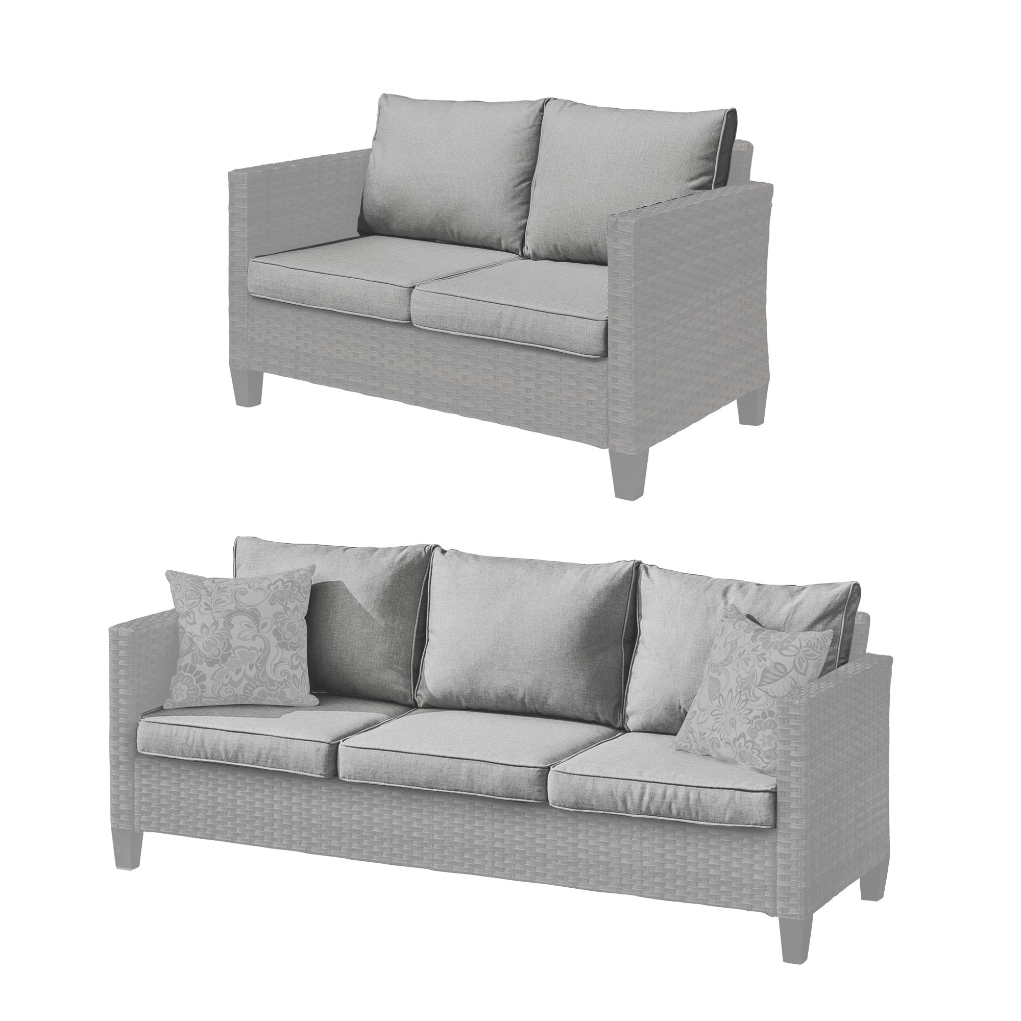 OVIOS New Vultros Series Replacement Seat, Back Cushion Cover(Refer to the Dimension in Description,Only cover)