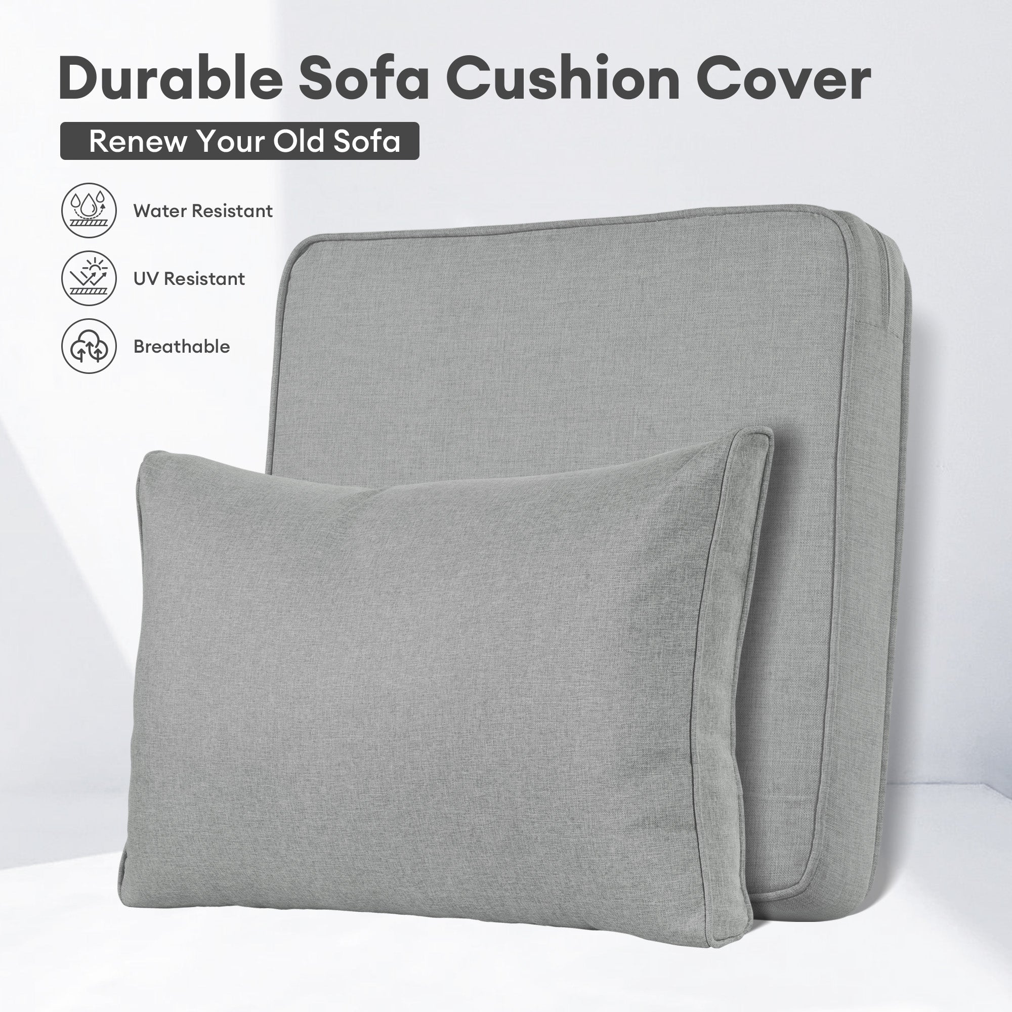 OVIOS New Vultros Series Replacement Seat, Back Cushion Cover(Refer to the Dimension in Description,Only cover)