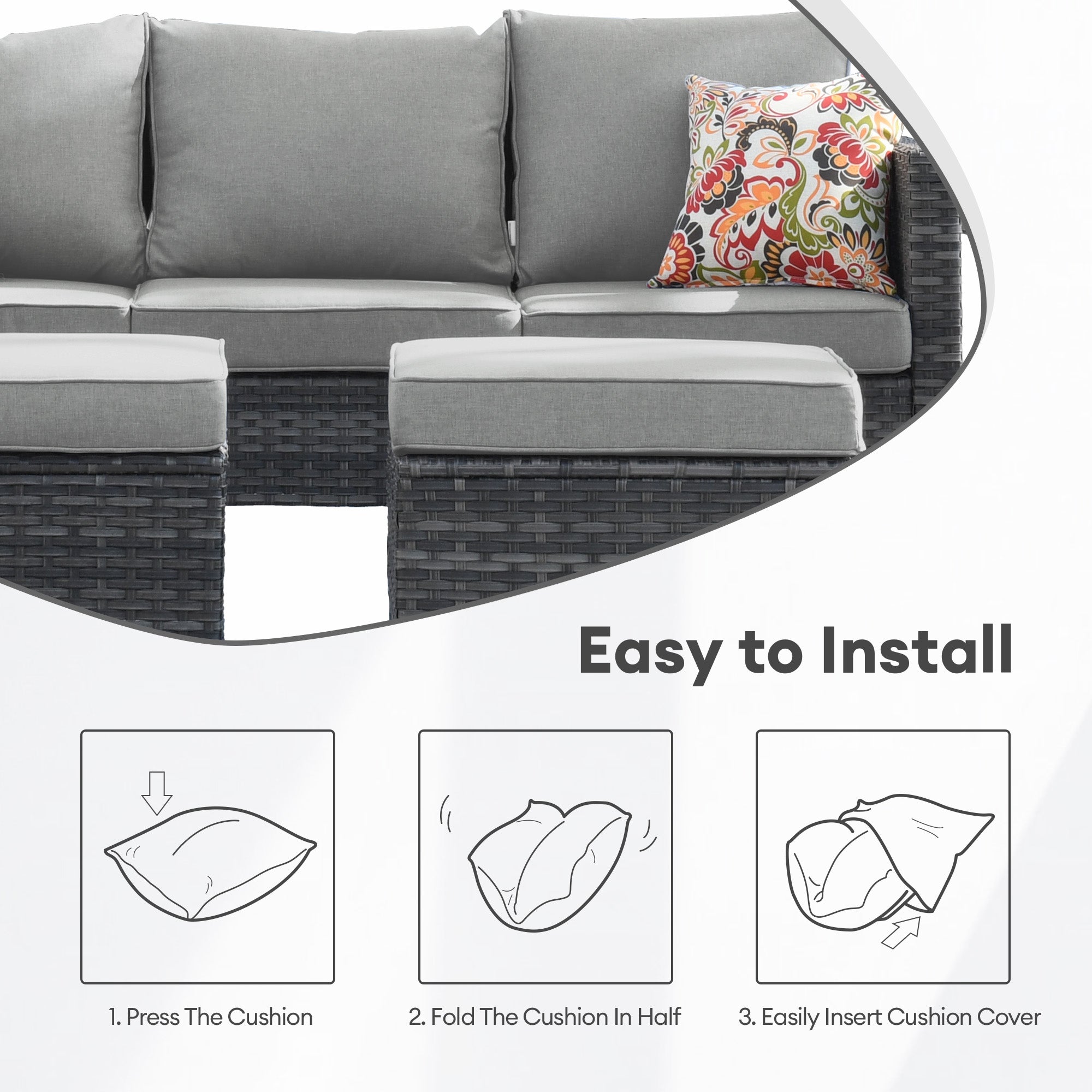 OVIOS New Vultros Series Replacement Seat, Back Cushion Cover(Refer to the Dimension in Description,Only cover)