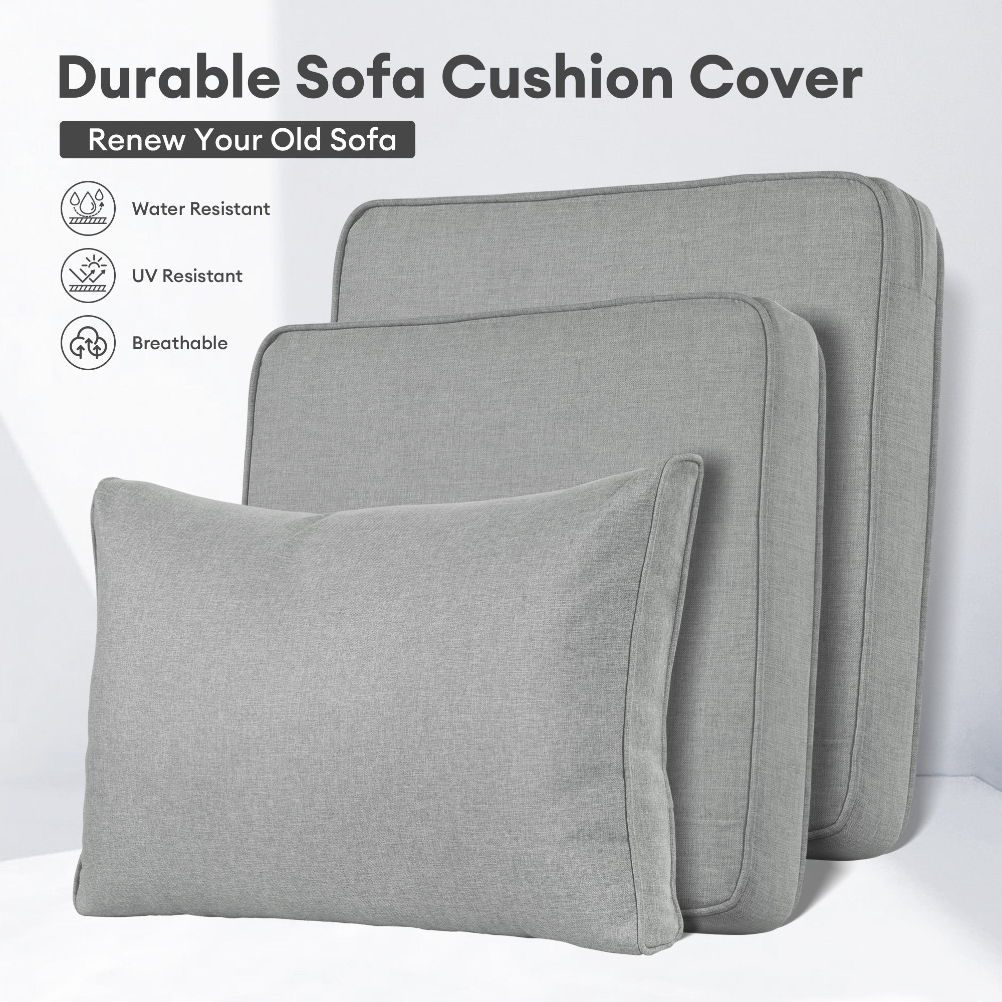 OVIOS New Vultros Series Replacement Seat, Back Cushion Cover(Refer to the Dimension in Description,Only cover)