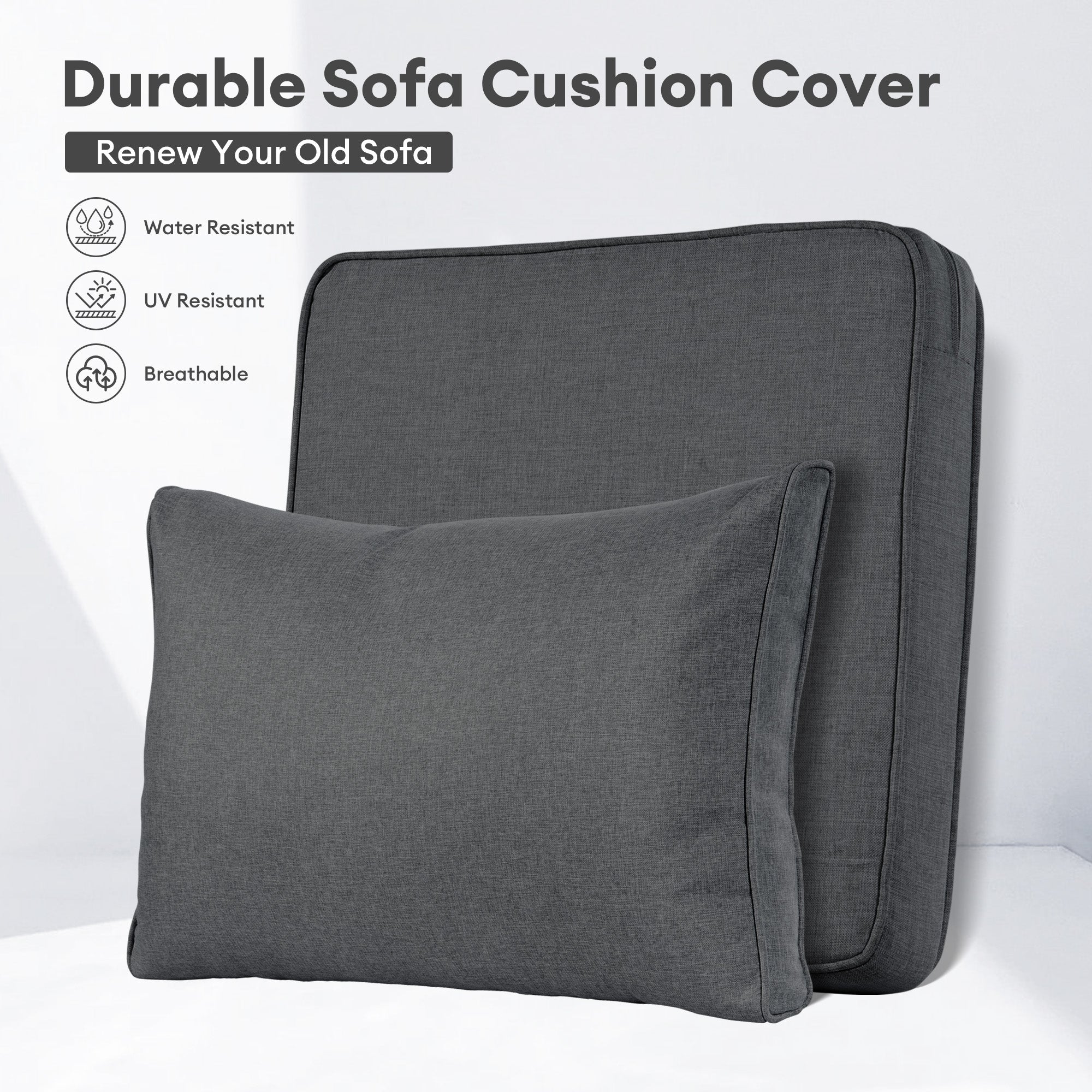 OVIOS New Vultros Series Replacement Seat, Back Cushion Cover(Refer to the Dimension in Description,Only cover)