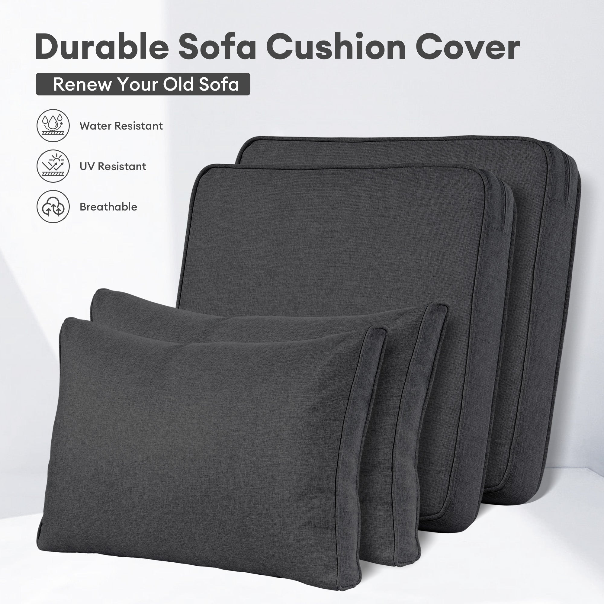 OVIOS New Vultros Series Replacement Seat, Back Cushion Cover(Refer to the Dimension in Description,Only cover)