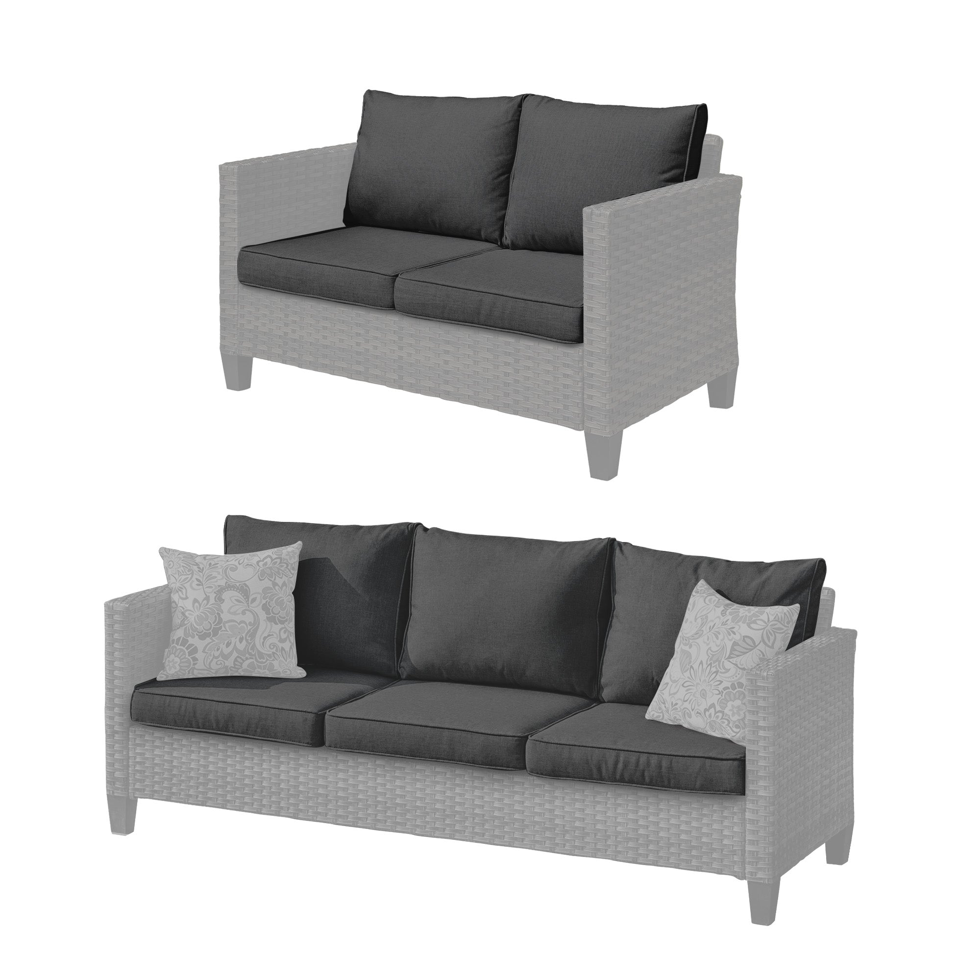 OVIOS New Vultros Series Replacement Seat, Back Cushion Cover(Refer to the Dimension in Description,Only cover)