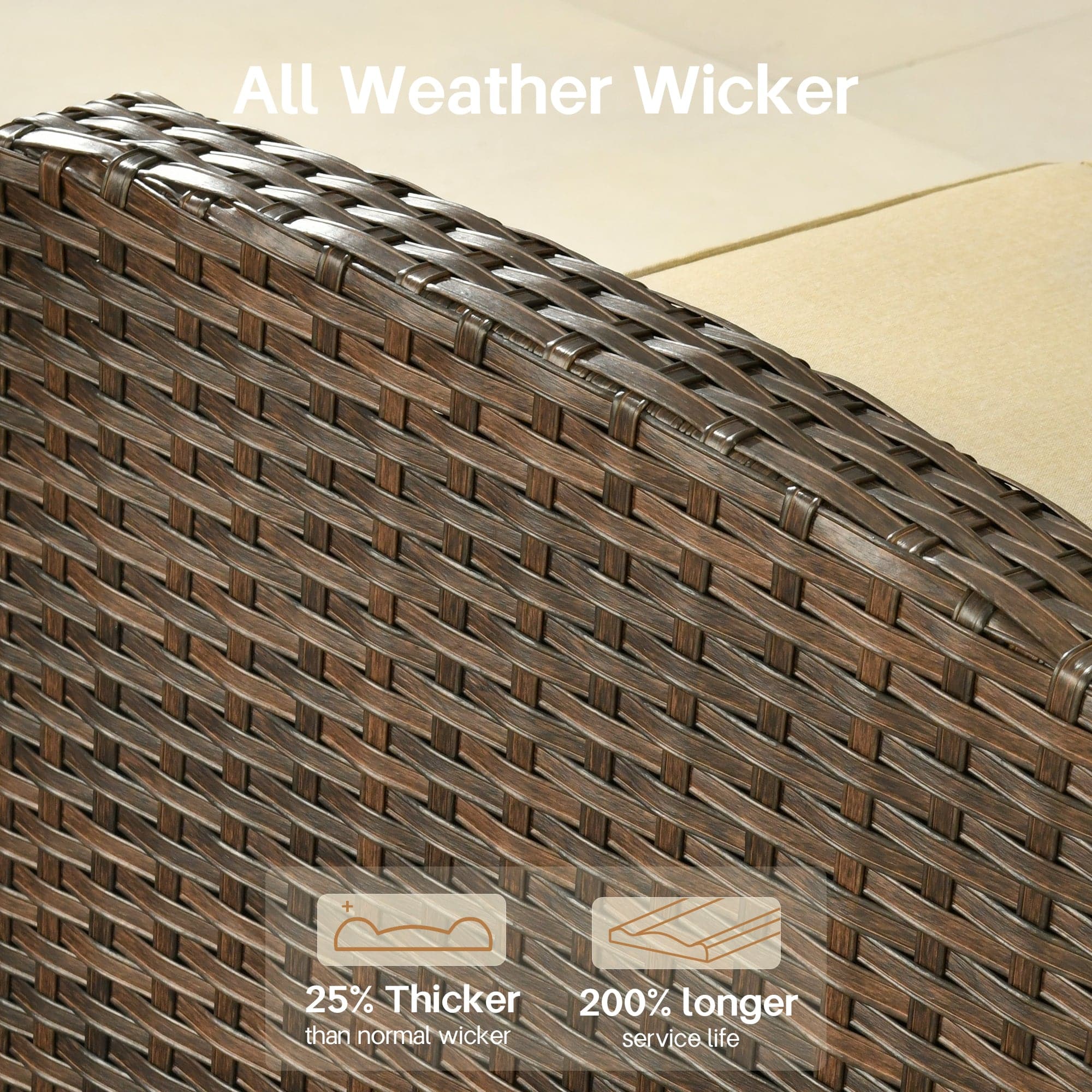 Ovios PRS Series Patio Conversation 5-Piece Set