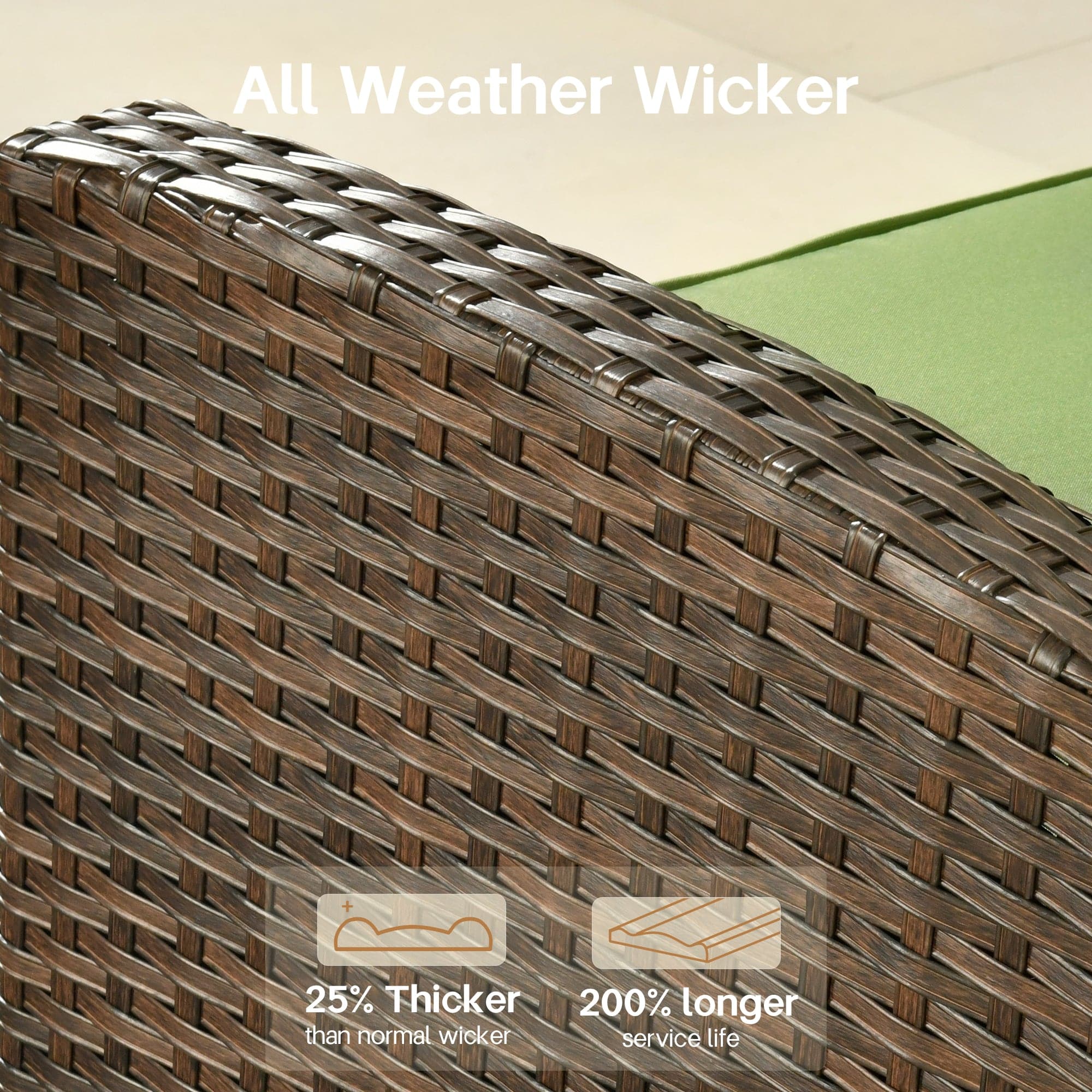 Ovios PRS Series Patio Conversation 5-Piece Set