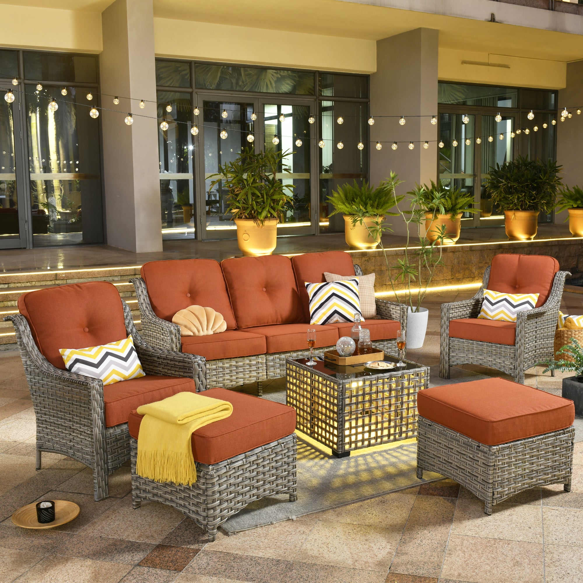 Ovios Conversation Set 6-Piece PAD Series