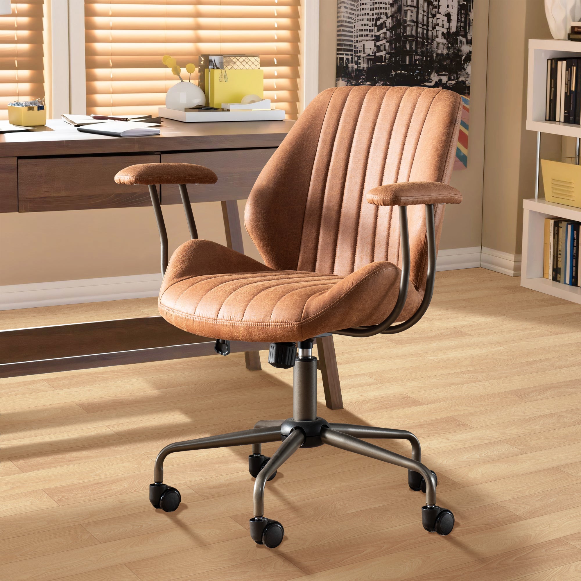 #Color_Suede Fabric Light Brown