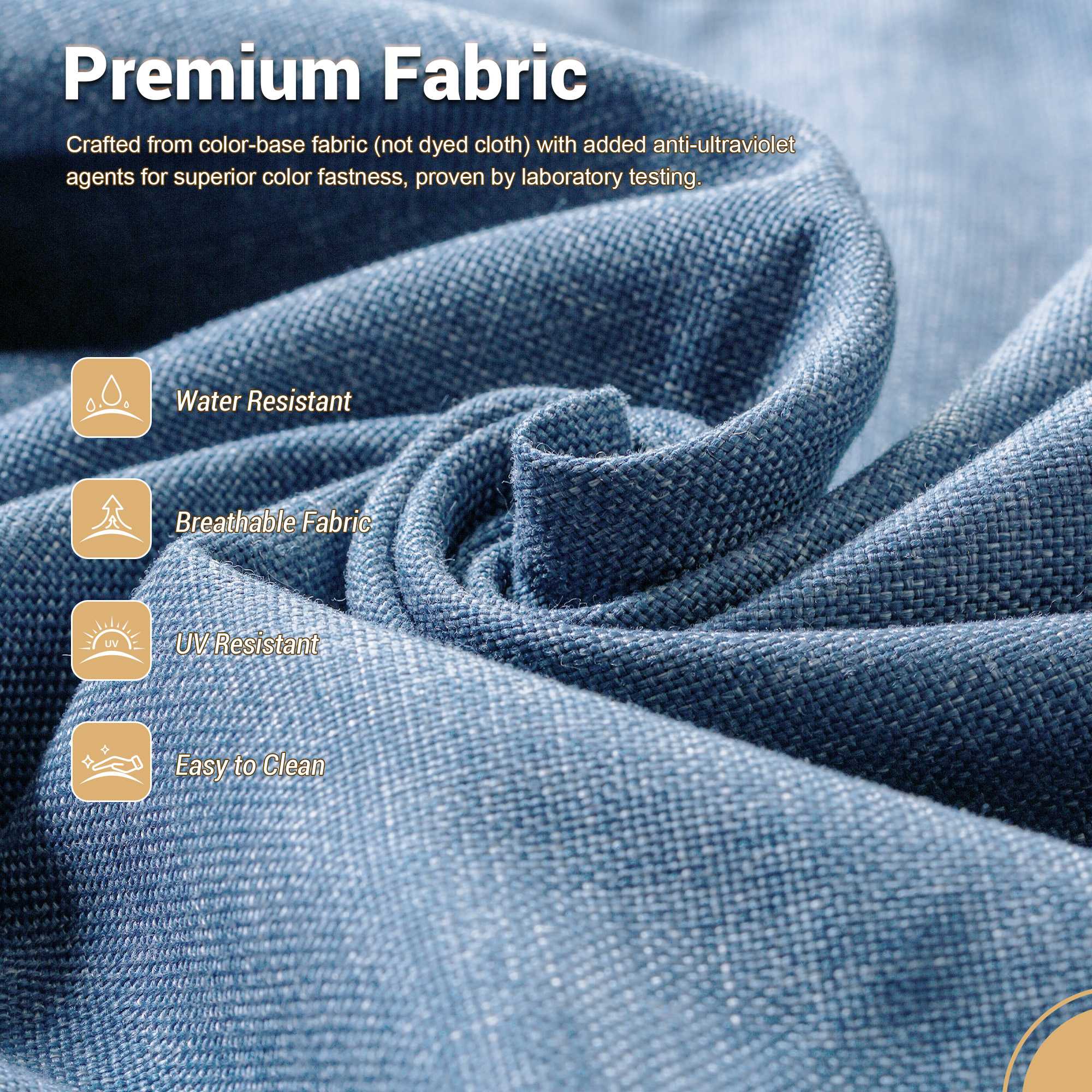 OVIOS Wicker Patio Conversation Set with Fire Pit Table & Glowing Coffee Table