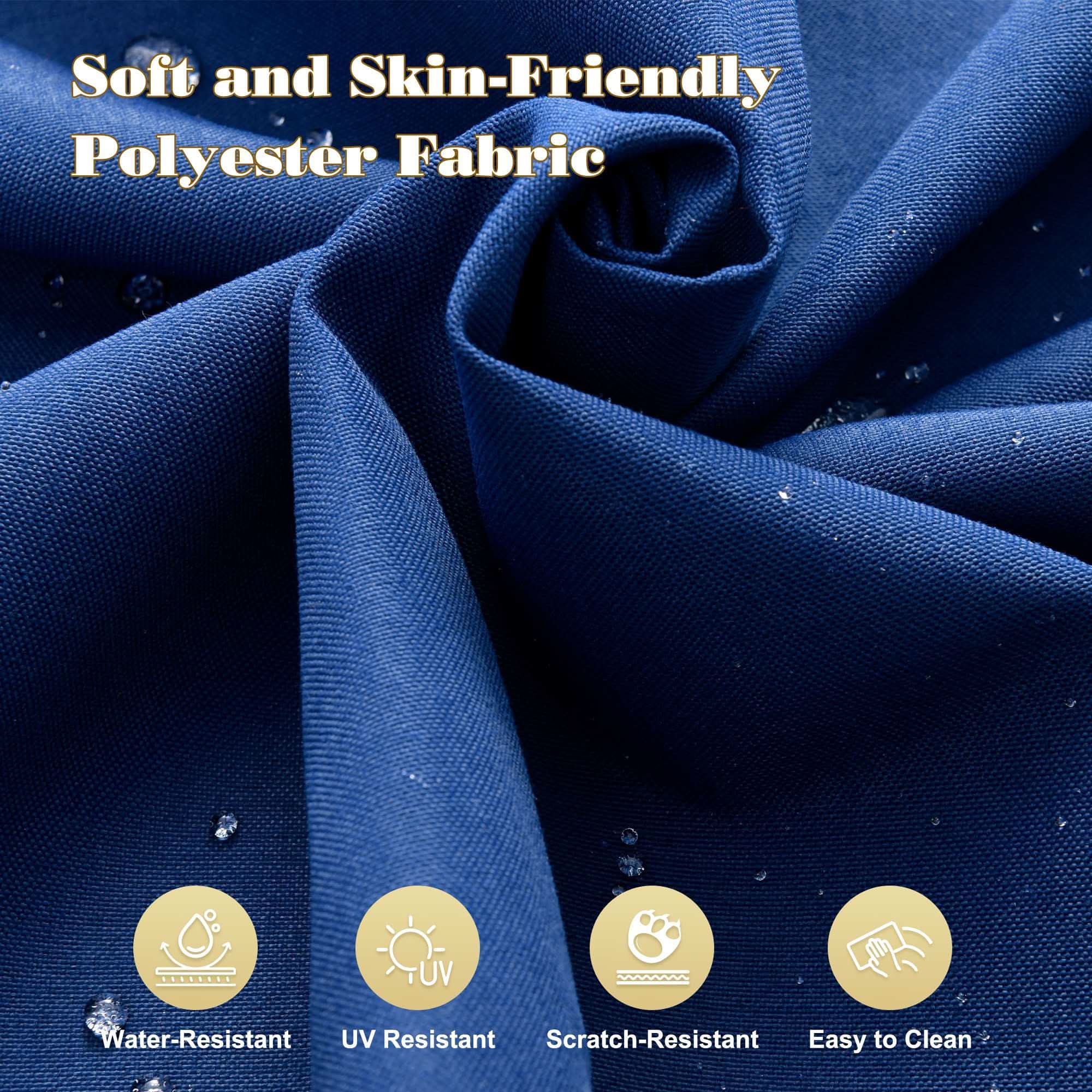 OVIOS Outdoor Wicker Patio Conversation Set for Patio Backyard