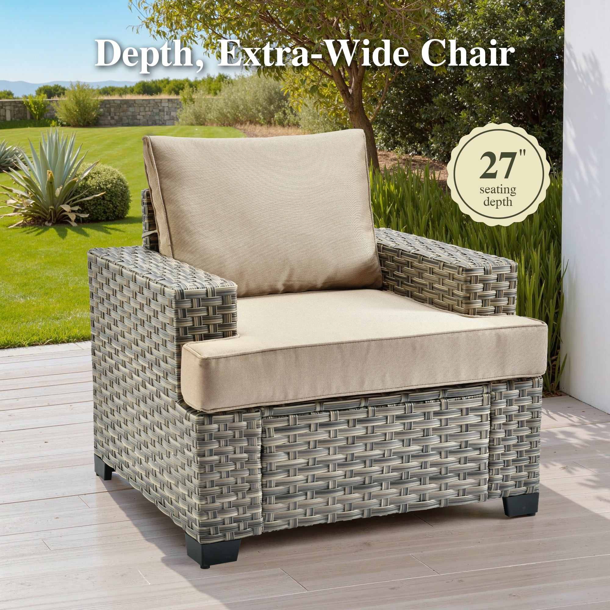 TBS Series - Sectional Patio Furniture Set 8-Piece