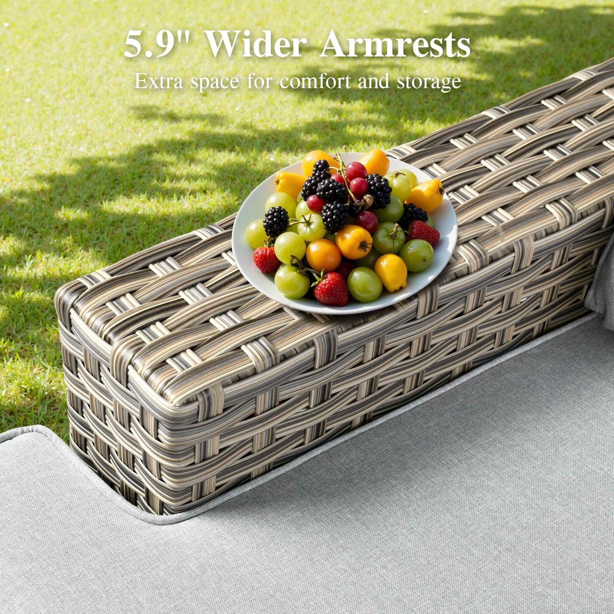 TBS Series - Sectional Patio Furniture Set 8-Piece