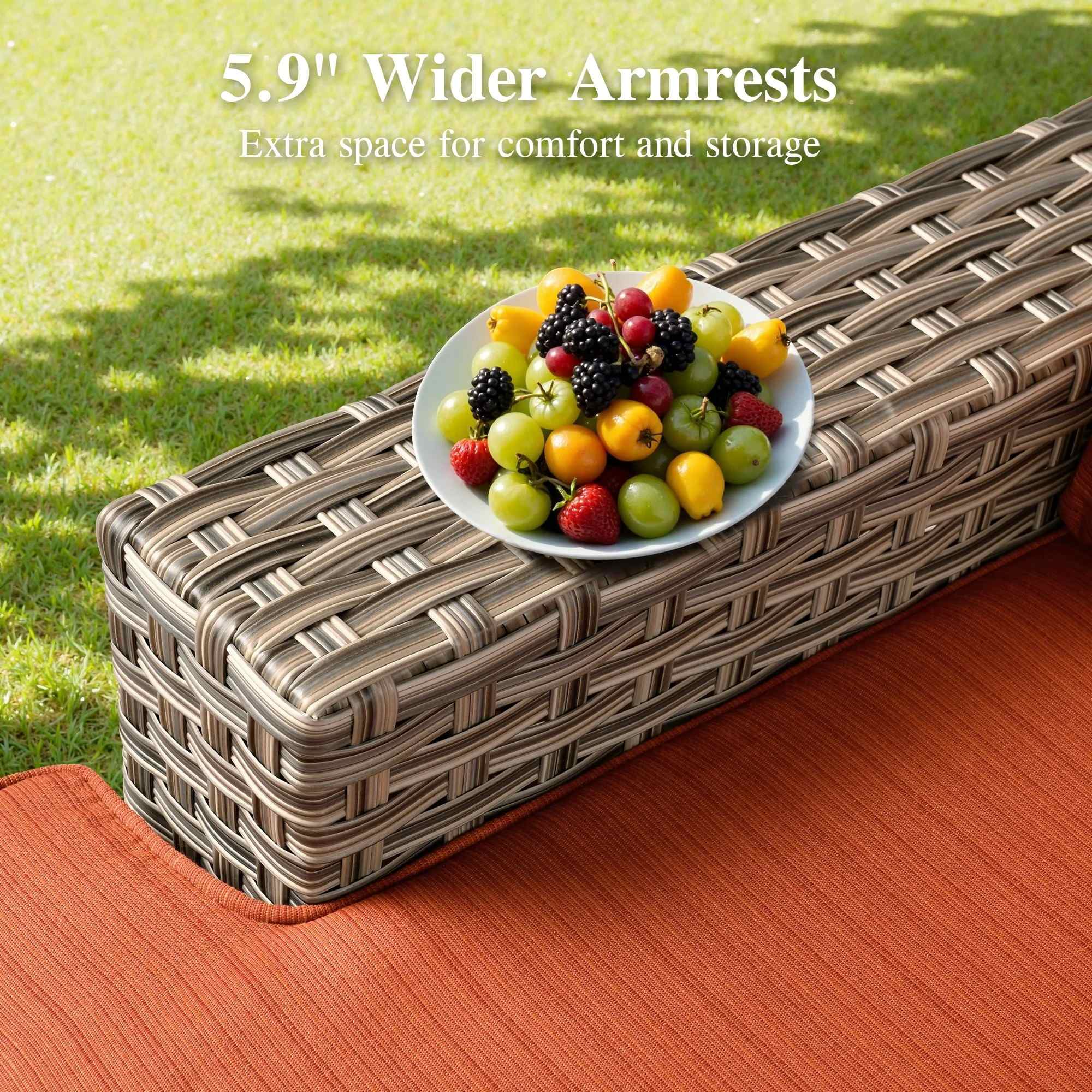 TBS Series - Sectional Patio Furniture Set 8-Piece