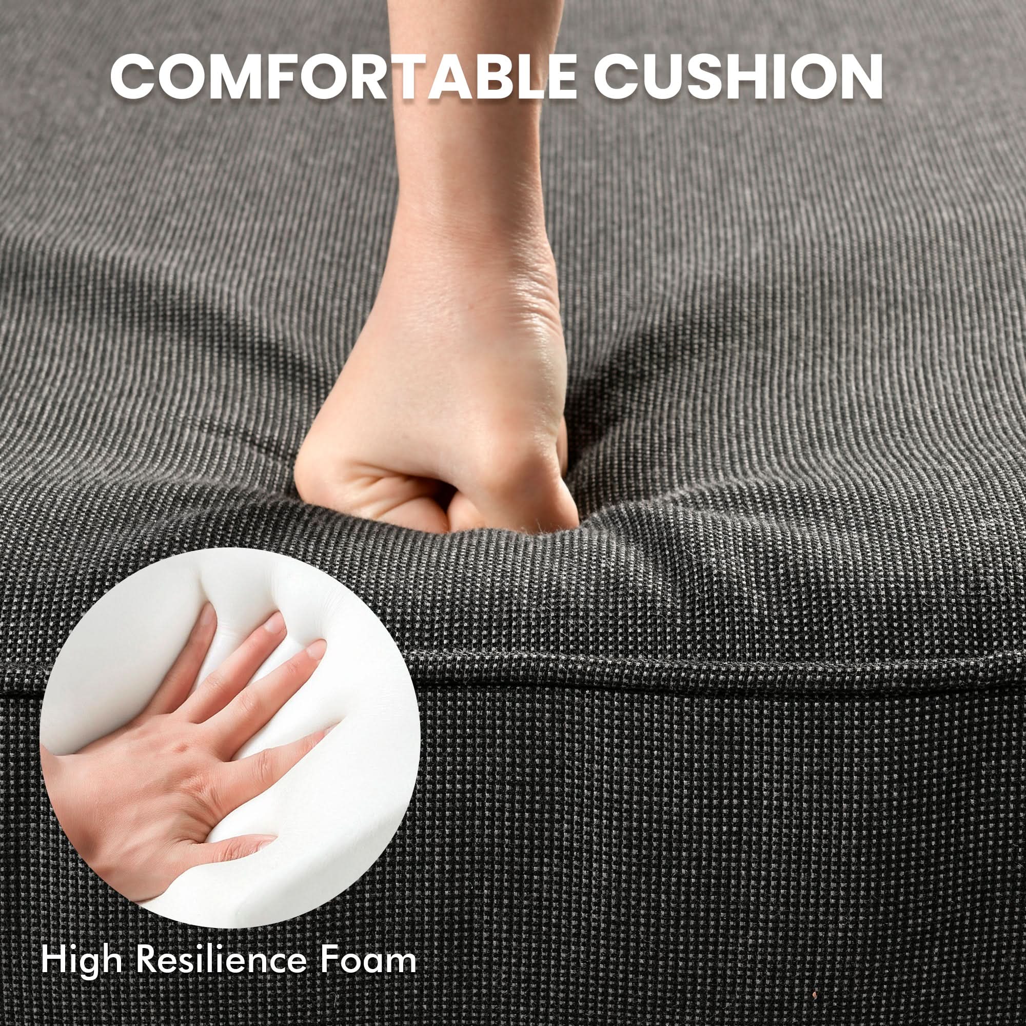 OVIOS VNC Series Patio Swivel Chair 3-Piece Set