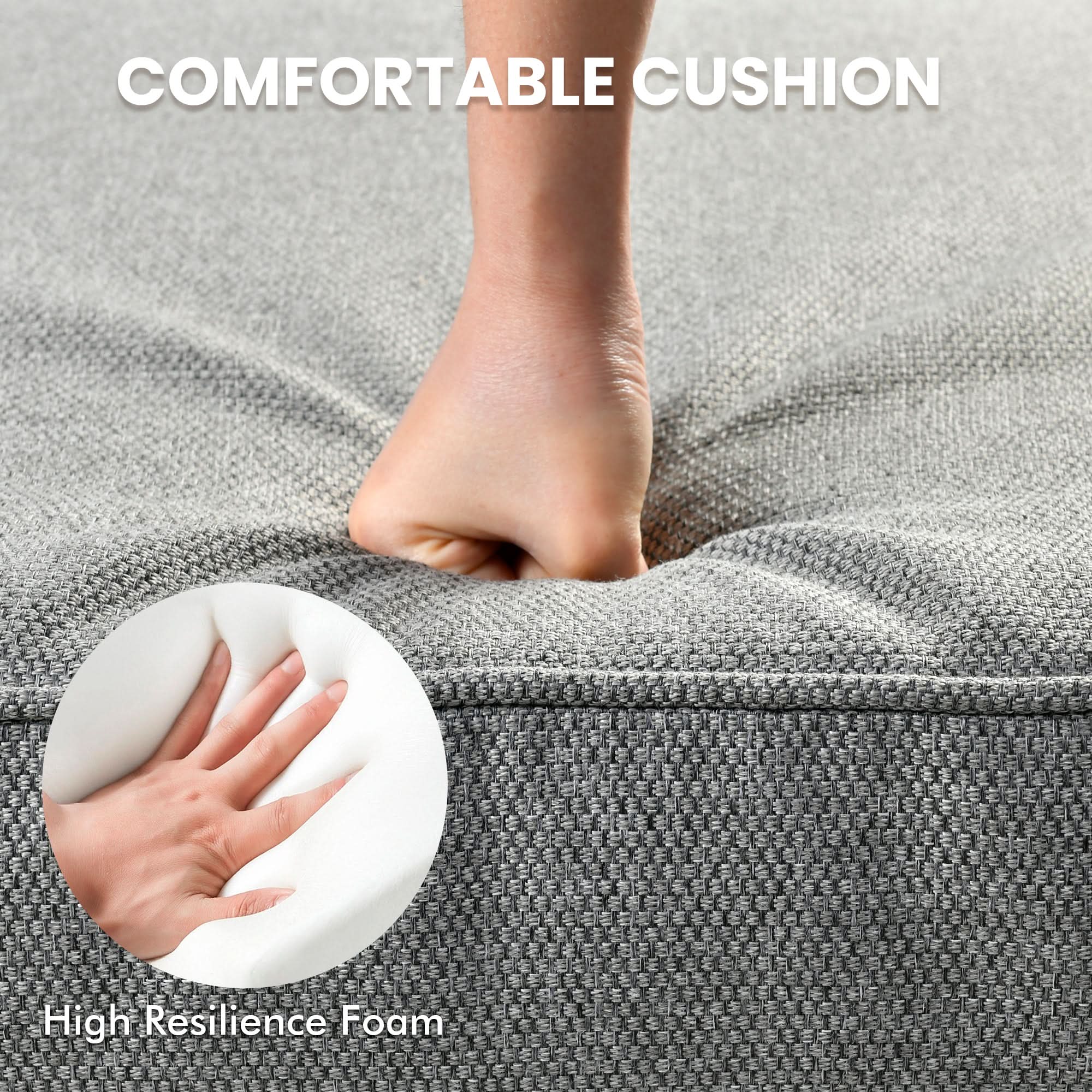 OVIOS VNC Series Patio Swivel Chair 3-Piece Set