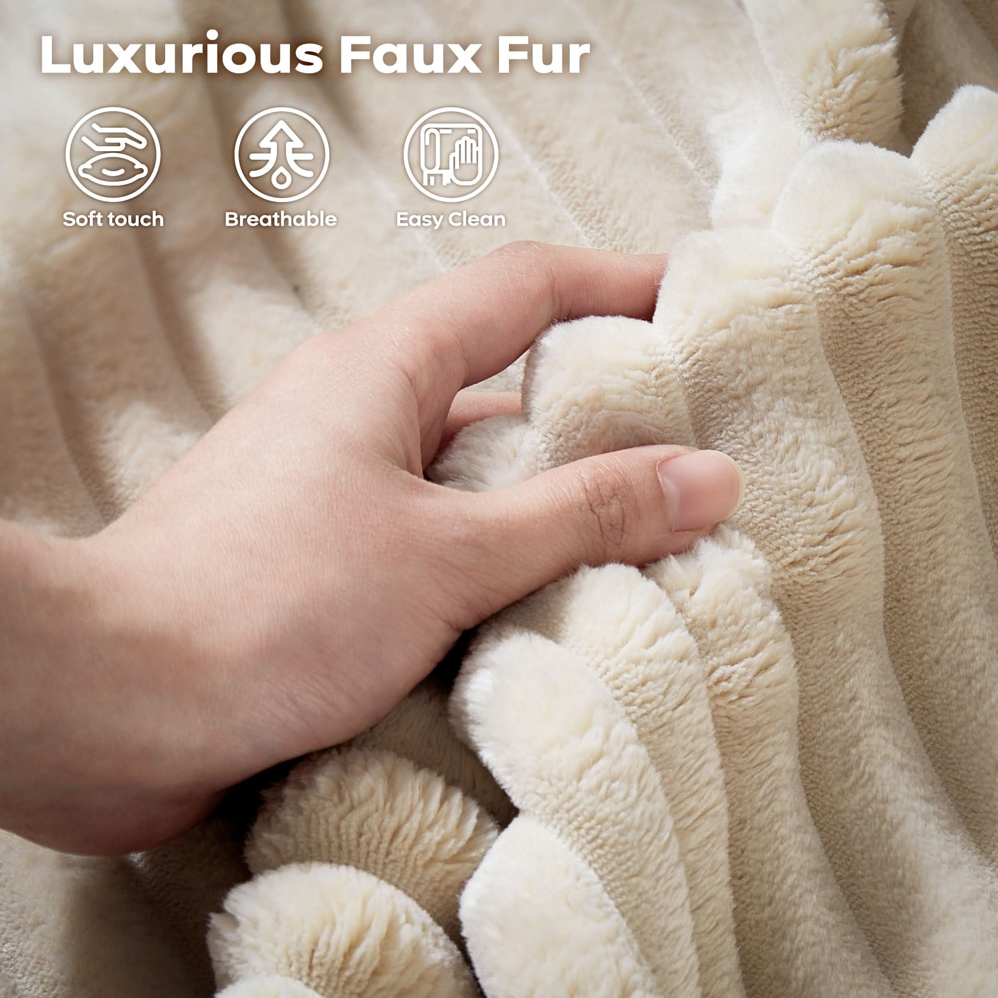 OVIOS Living Room Modular Couch 5-Pieces Set, 1 Wale Plush Corduroy Fabric