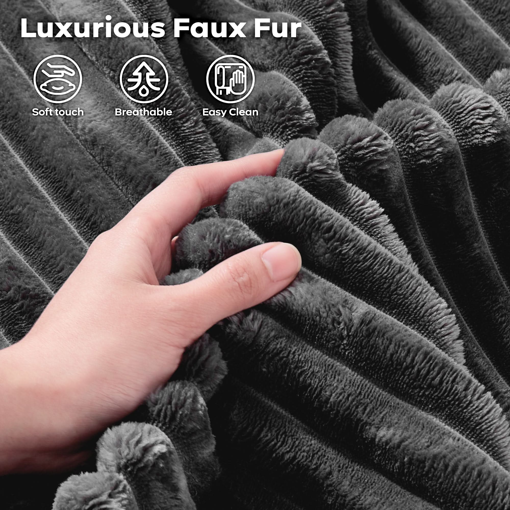 OVIOS Living Room Modular Couch 5-Pieces Set, 1 Wale Plush Corduroy Fabric