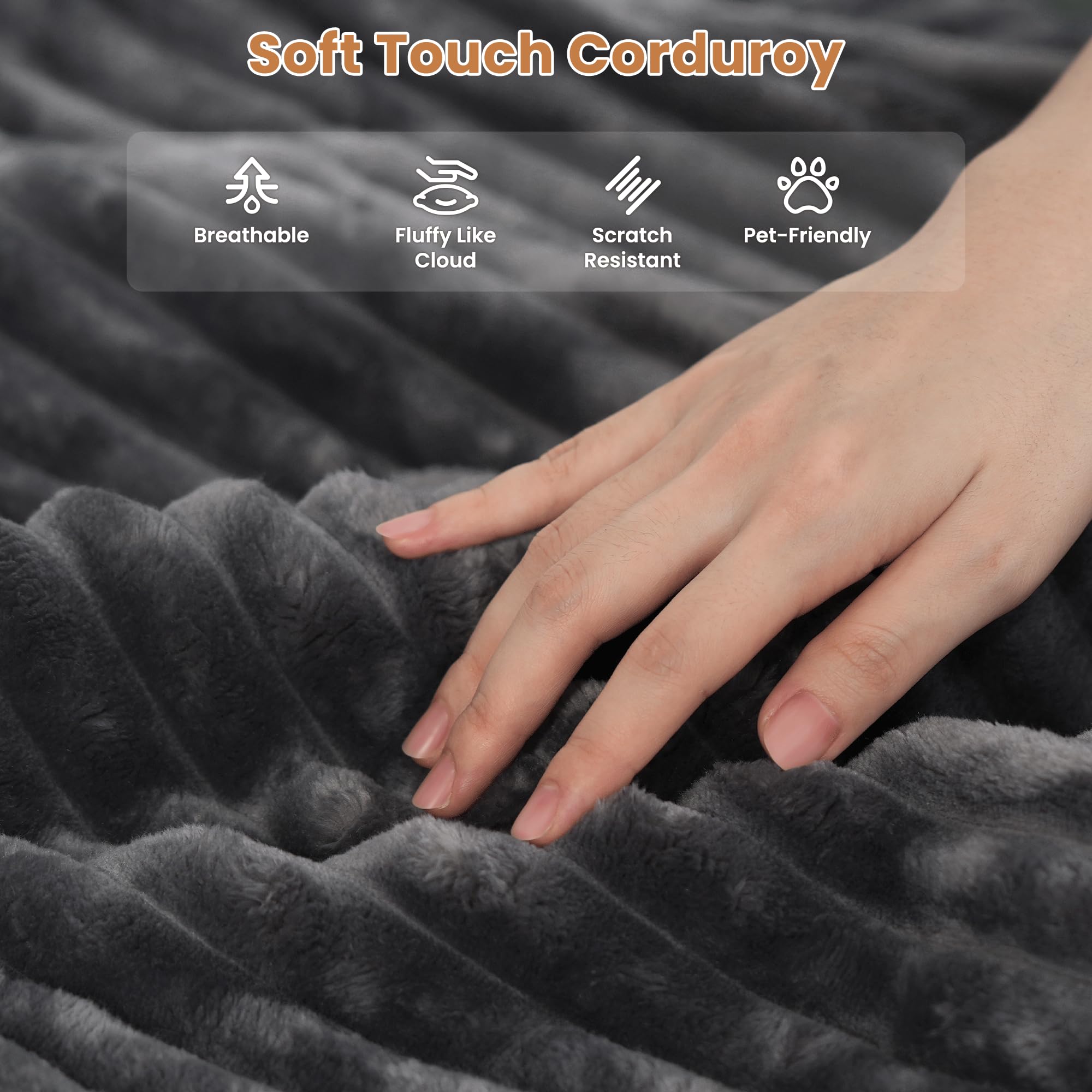 OVIOS Modular Sectional Sofa Couch with Oversized Chaise