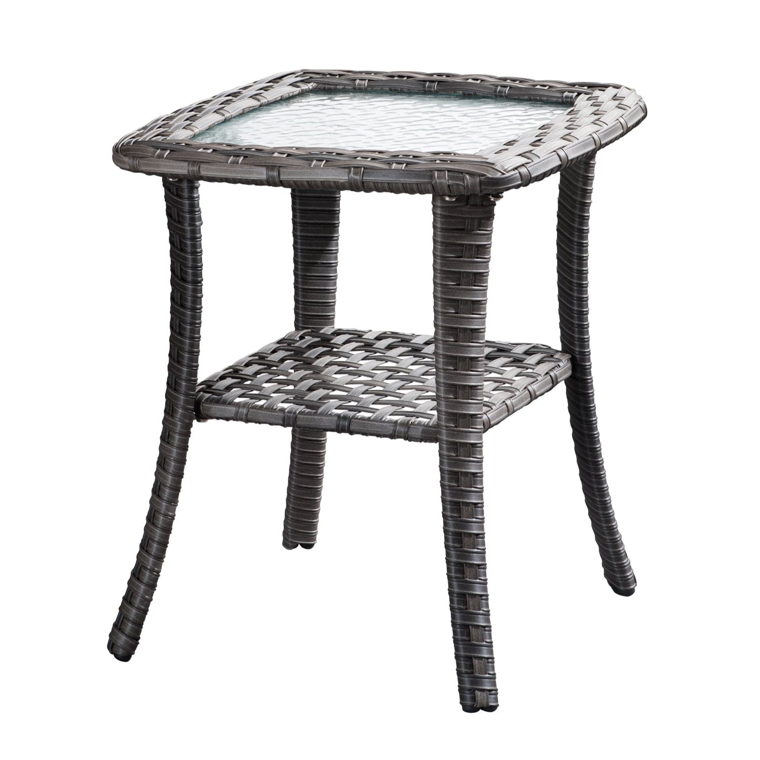 Ovios Patio Conversation Set 10-Piece with Rocking Chairs and Table Kenard