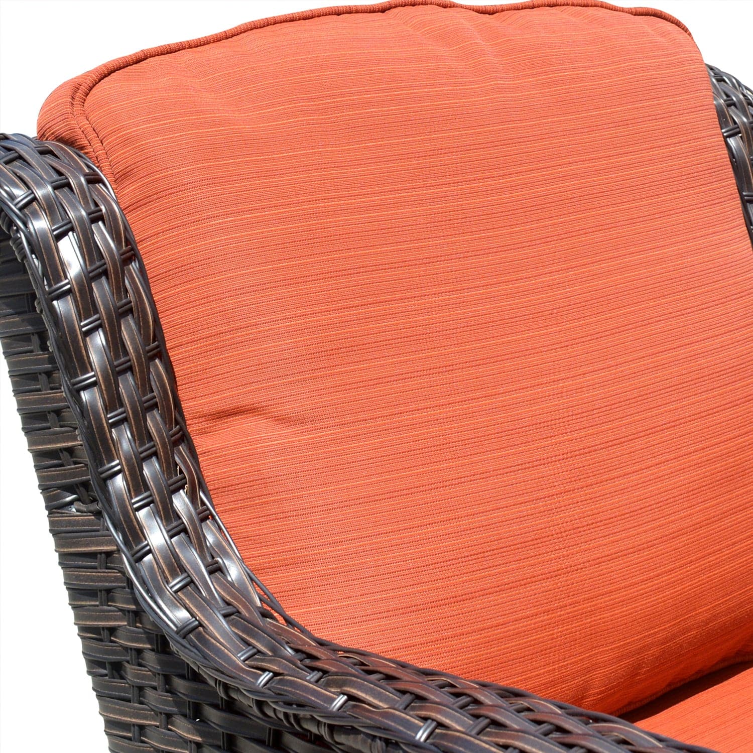 Ovios Patio 8-Piece Conversation Set with 30'' Propane Fire Pit Table Kenard