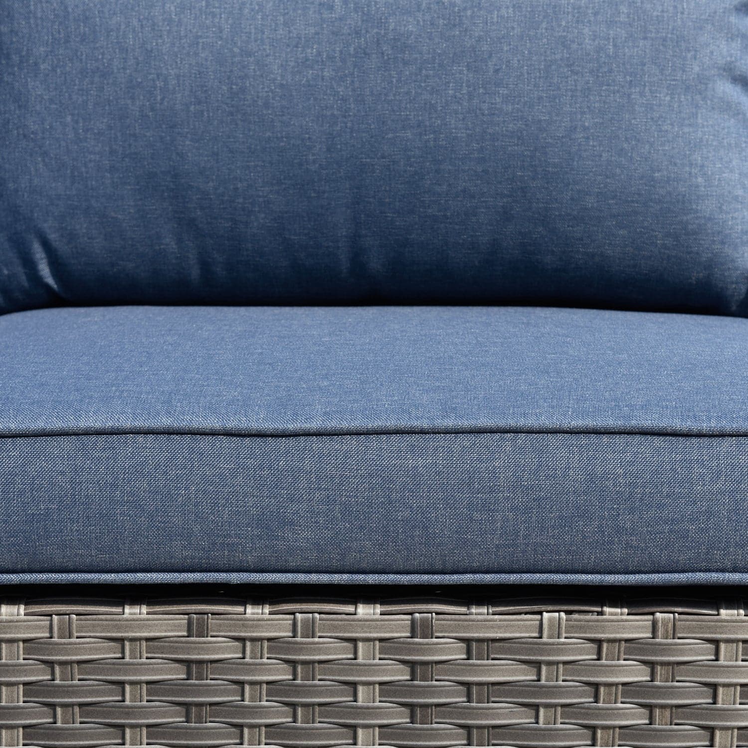 OVIOS Outdoor Sectional Furniture 9-Piece with Cushions and Table