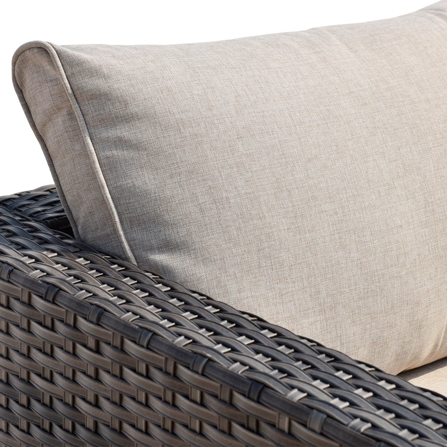 OVIOS Outdoor Sectional Furniture 9-Piece with Cushions and Table