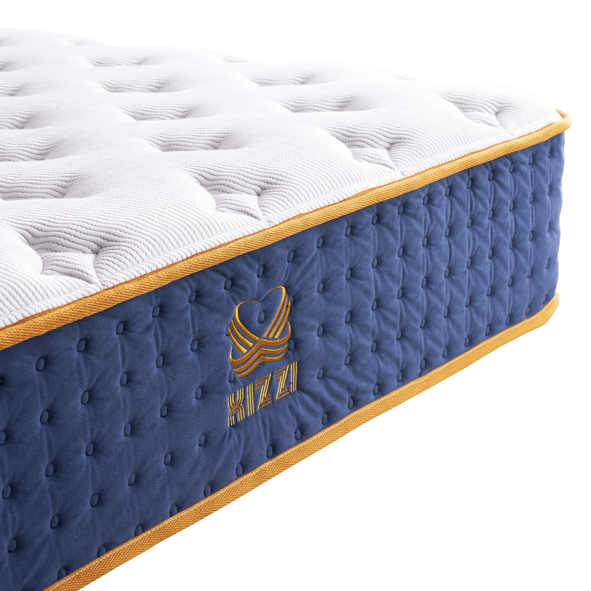 Xizzi 12" Medium Hybrid Mattress Bamboo Fiber Fabric Cooling Gel Memory Foam