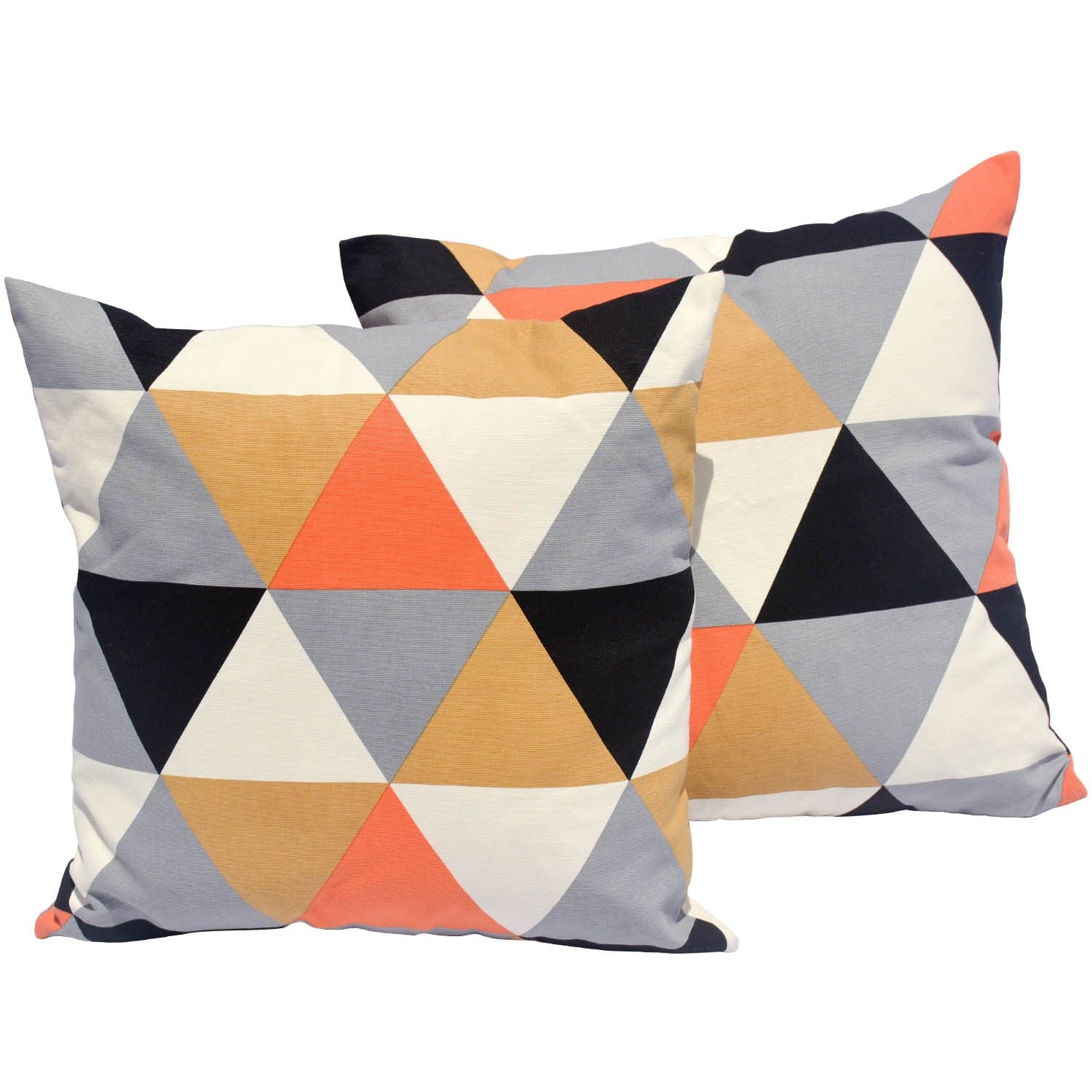 OVIOS 17'' x 17'' Waterproof Square Throw Pillow Cover & Insert (Set of 2)