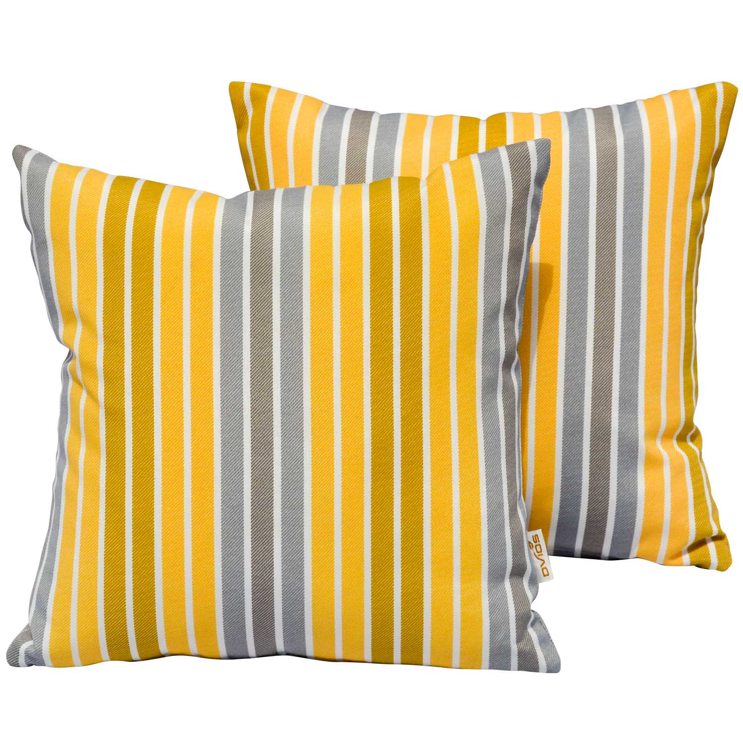 OVIOS 17'' x 17'' Waterproof Square Throw Pillow Cover & Insert (Set of 2)