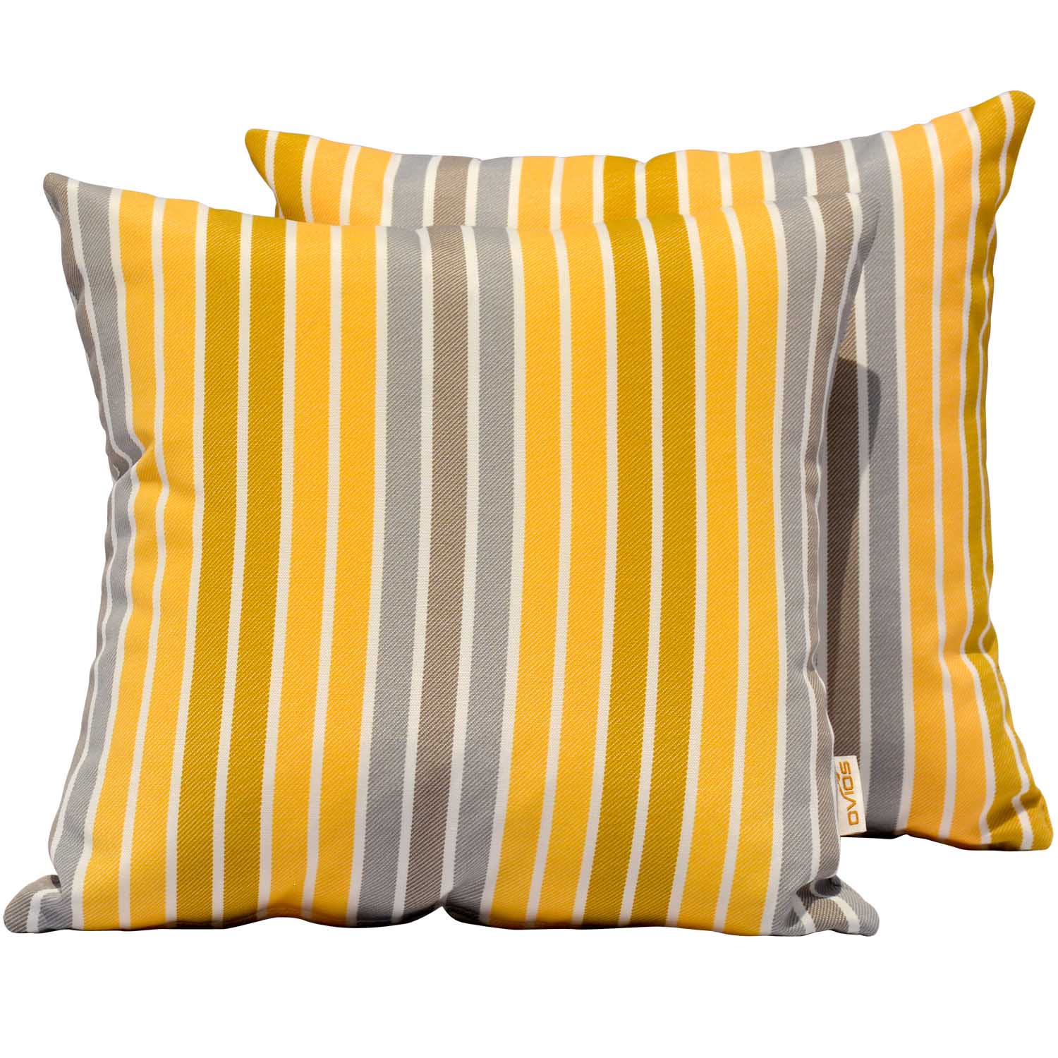 OVIOS 17'' x 17'' Waterproof Square Throw Pillow Cover & Insert (Set of 2)