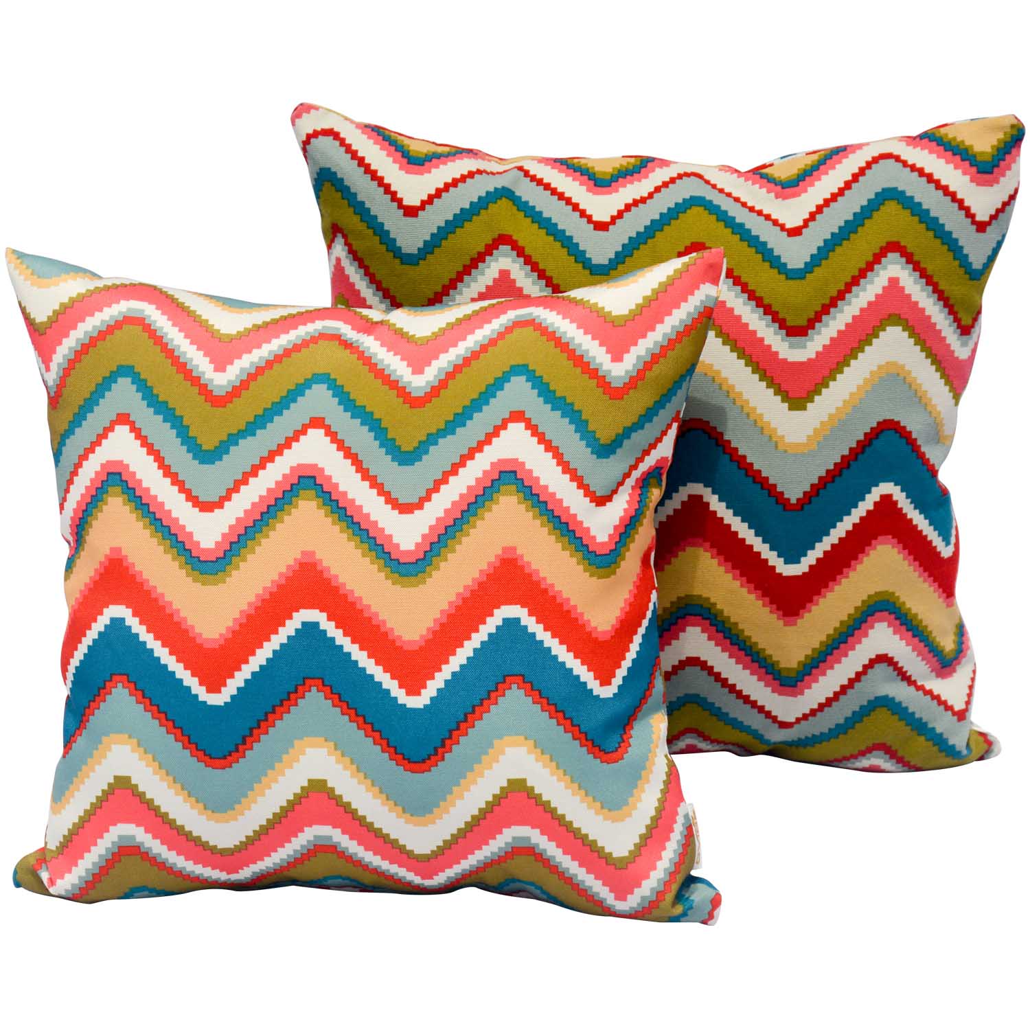OVIOS 17'' x 17'' Waterproof Square Throw Pillow Cover & Insert (Set of 2)