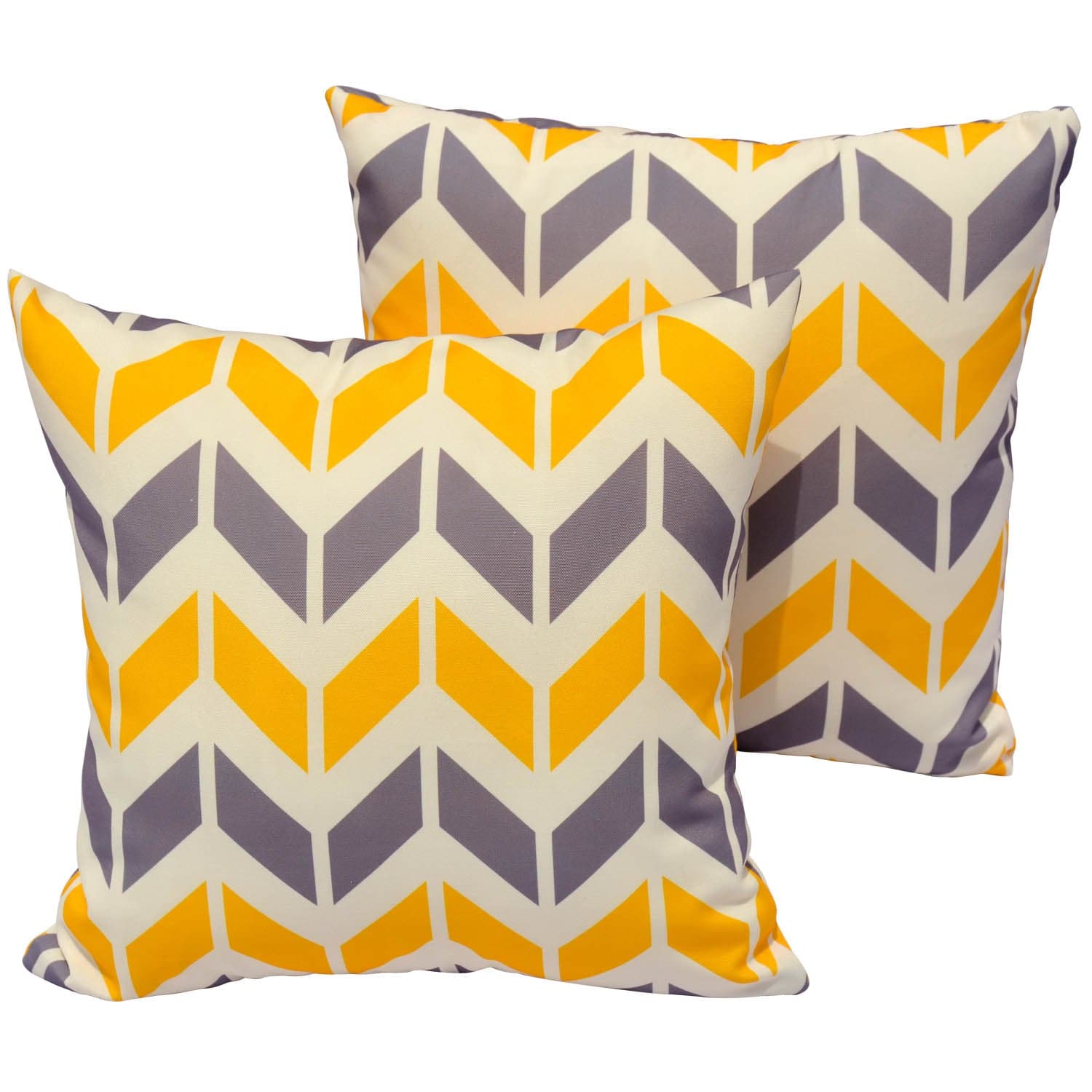 OVIOS 17'' x 17'' Waterproof Square Throw Pillow Cover & Insert (Set of 2)