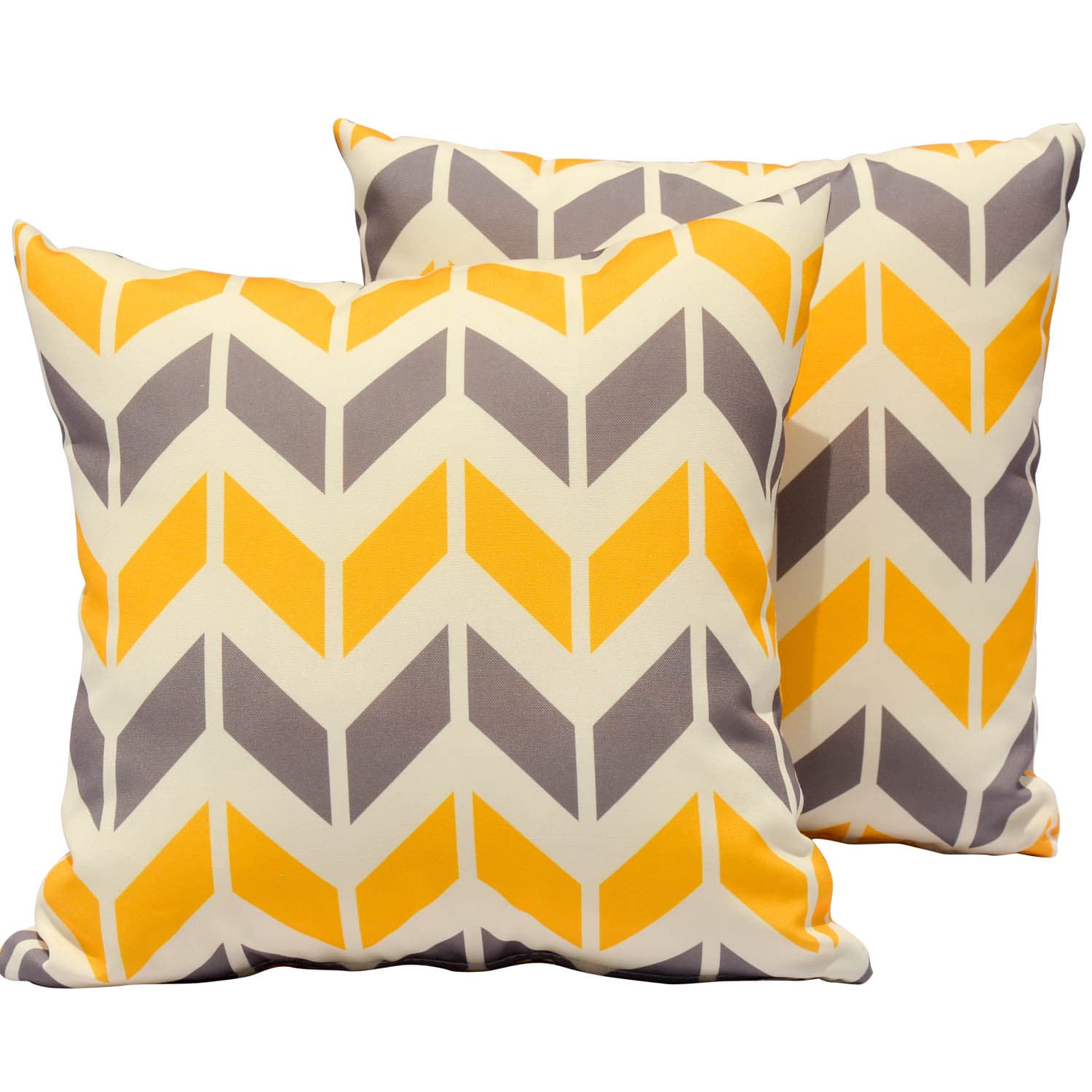 OVIOS 17'' x 17'' Waterproof Square Throw Pillow Cover & Insert (Set of 2)