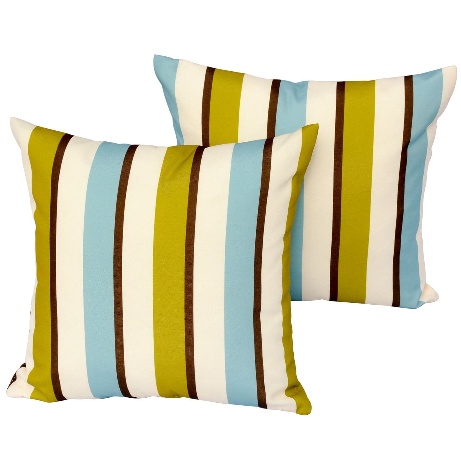 OVIOS 17'' x 17'' Waterproof Square Throw Pillow Cover & Insert (Set of 2)