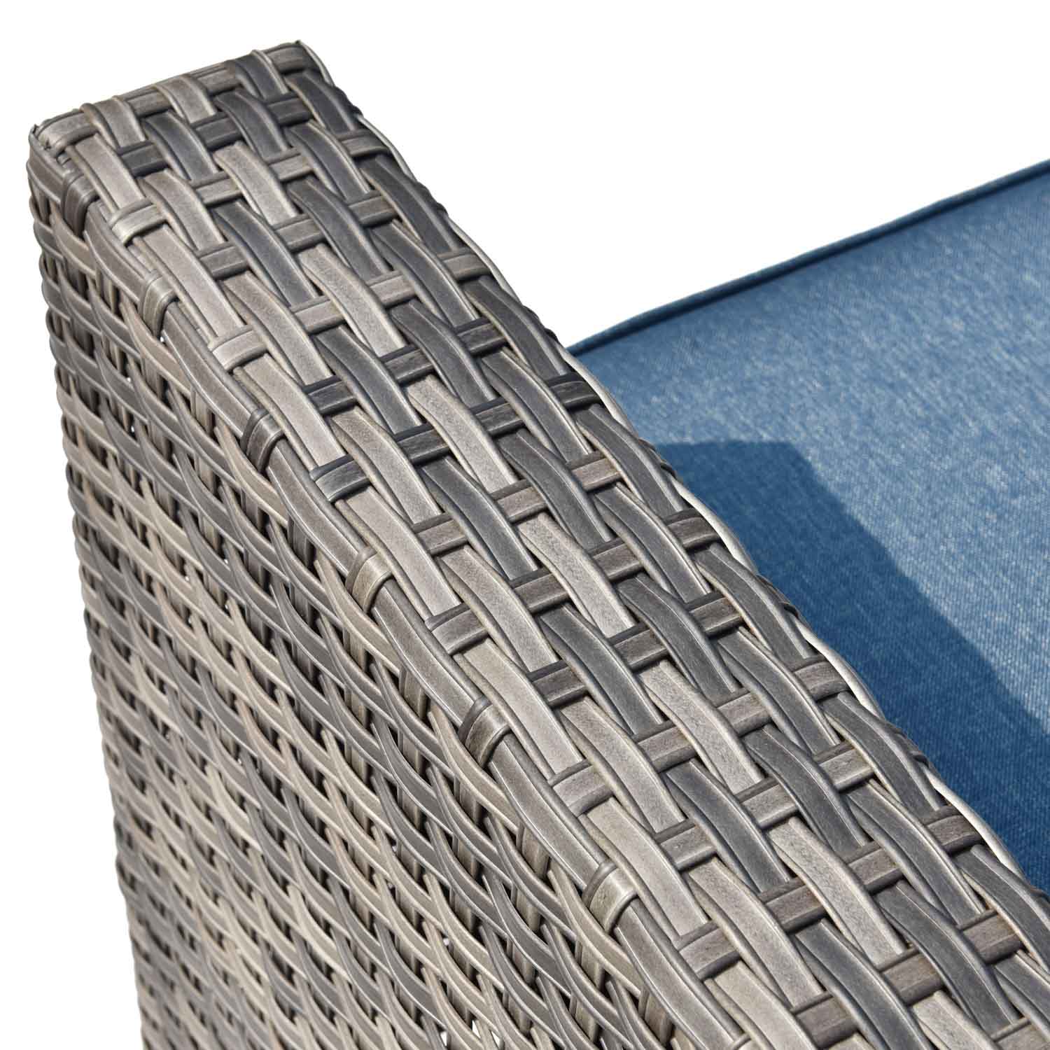 OVIOS Patio Furniture Set New Vultros 7-Person High Back Sectional Sofa with Cushions