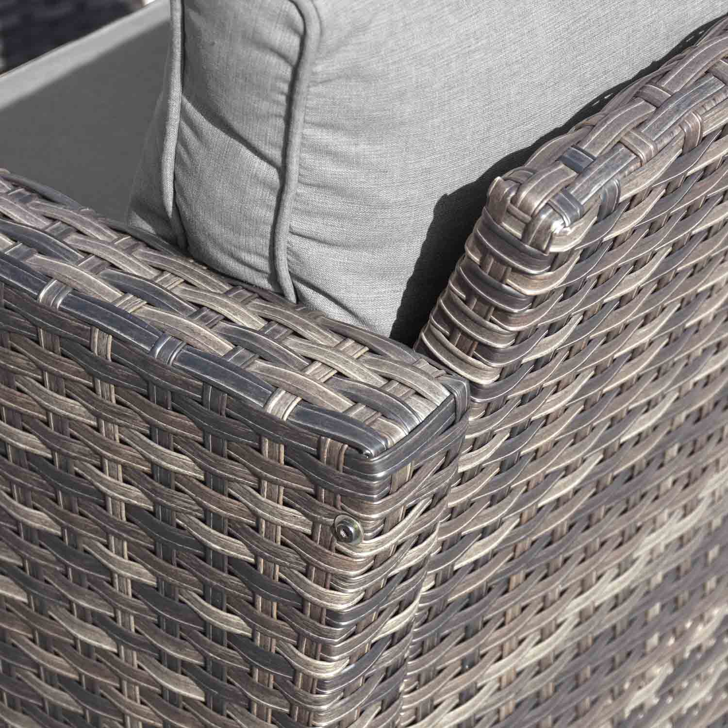 OVIOS Patio Furniture Set New Vultros 7-Person High Back Sectional Sofa with Cushions