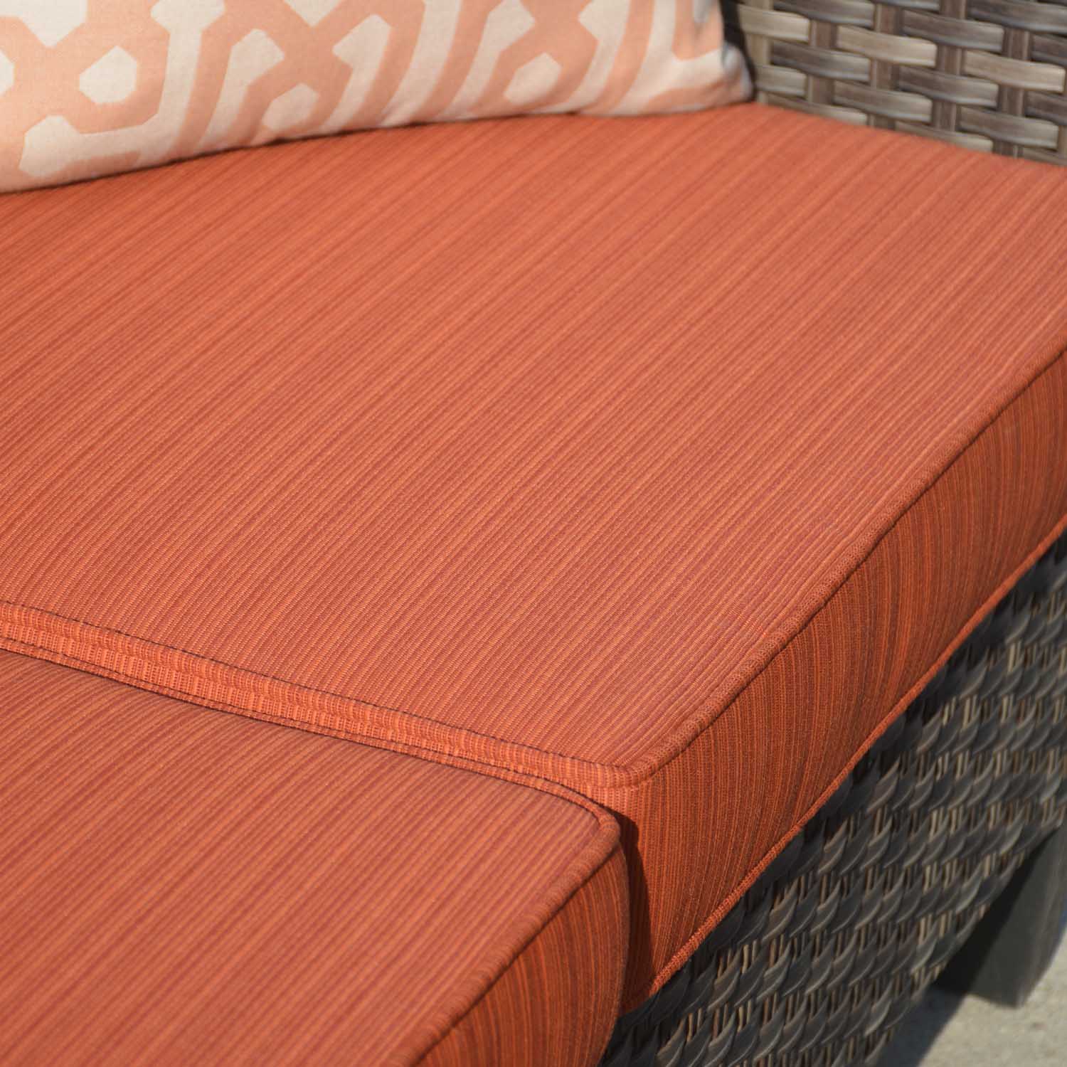 OVIOS Patio Furniture Set New Vultros 7-Person High Back Sectional Sofa with Cushions