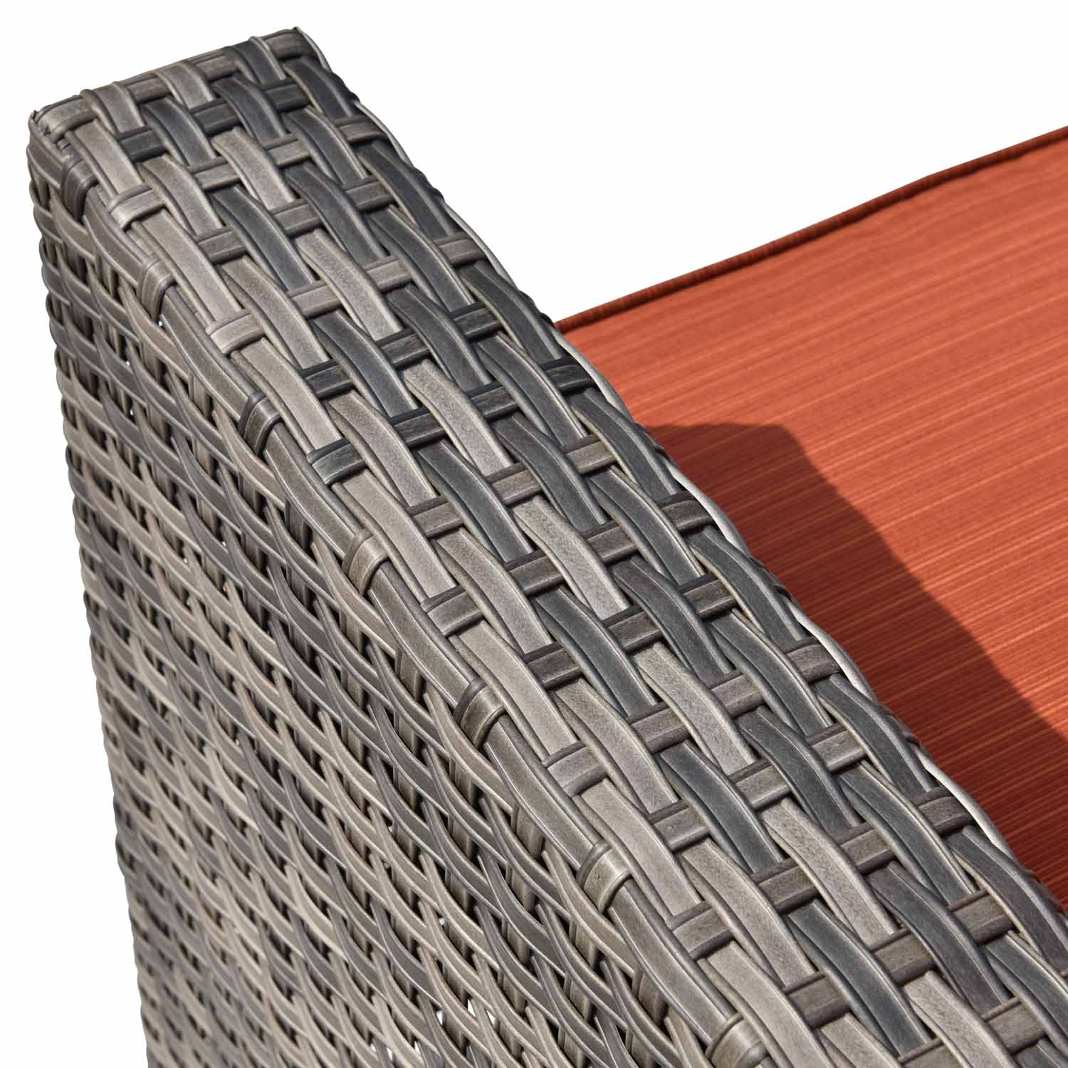 OVIOS Patio Furniture Set New Vultros 7-Person High Back Sectional Sofa with Cushions