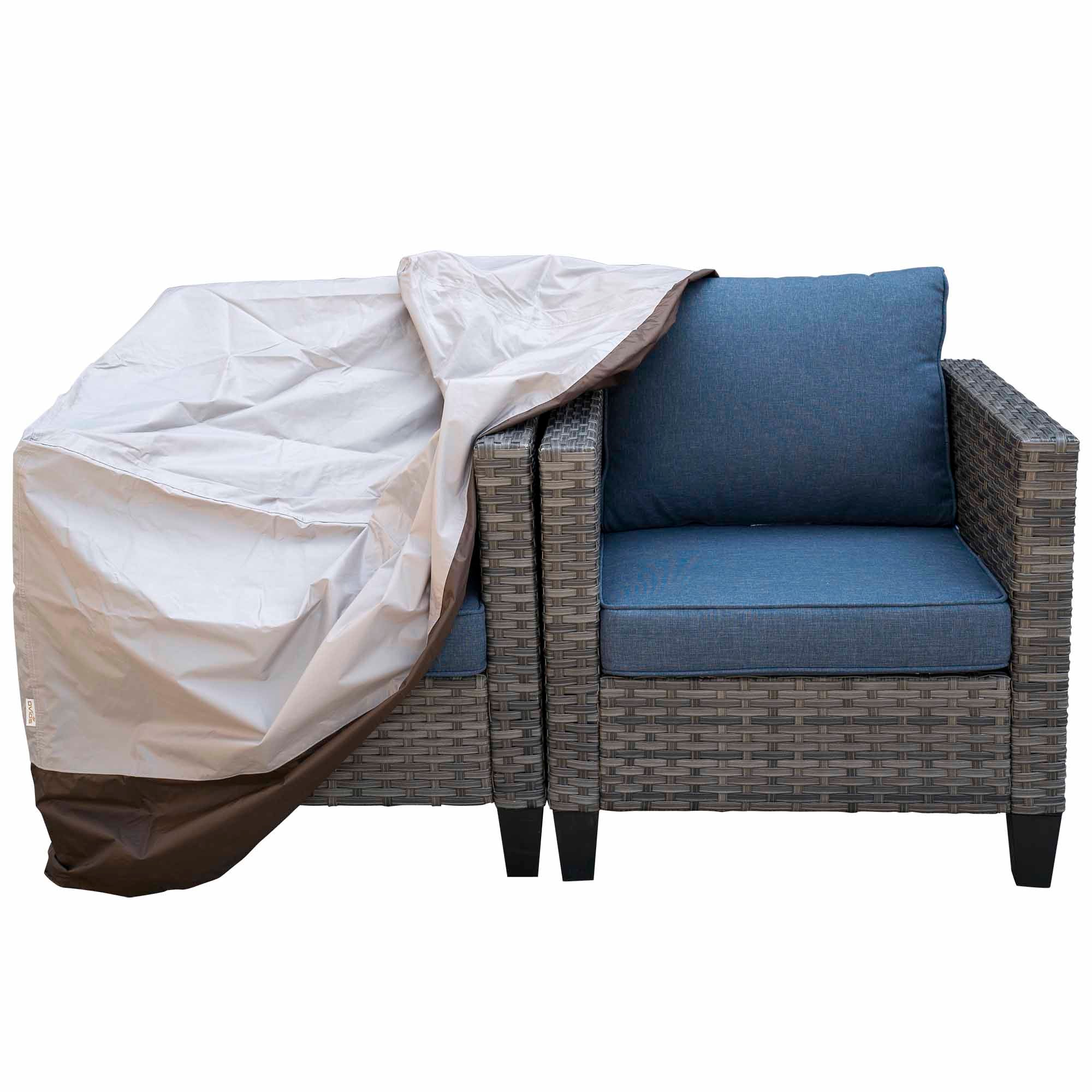 OVIOS Outdoor Sofa Cover Waterproof for GRS/DAR Series (Refer to the Dimension in Description)