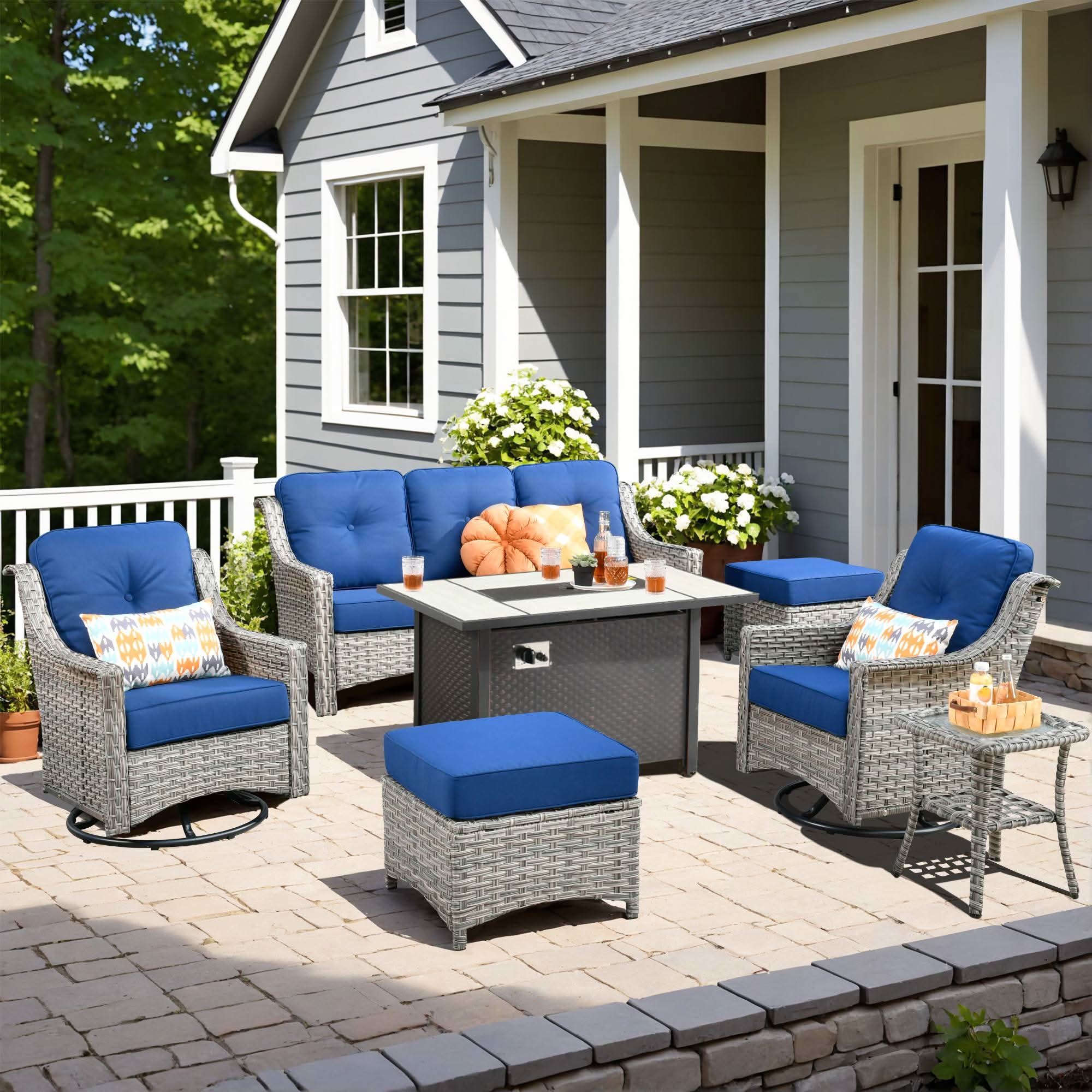 Mastering the Outdoor Room: How to Anchor Your Patio Design with a Fire Pit Table